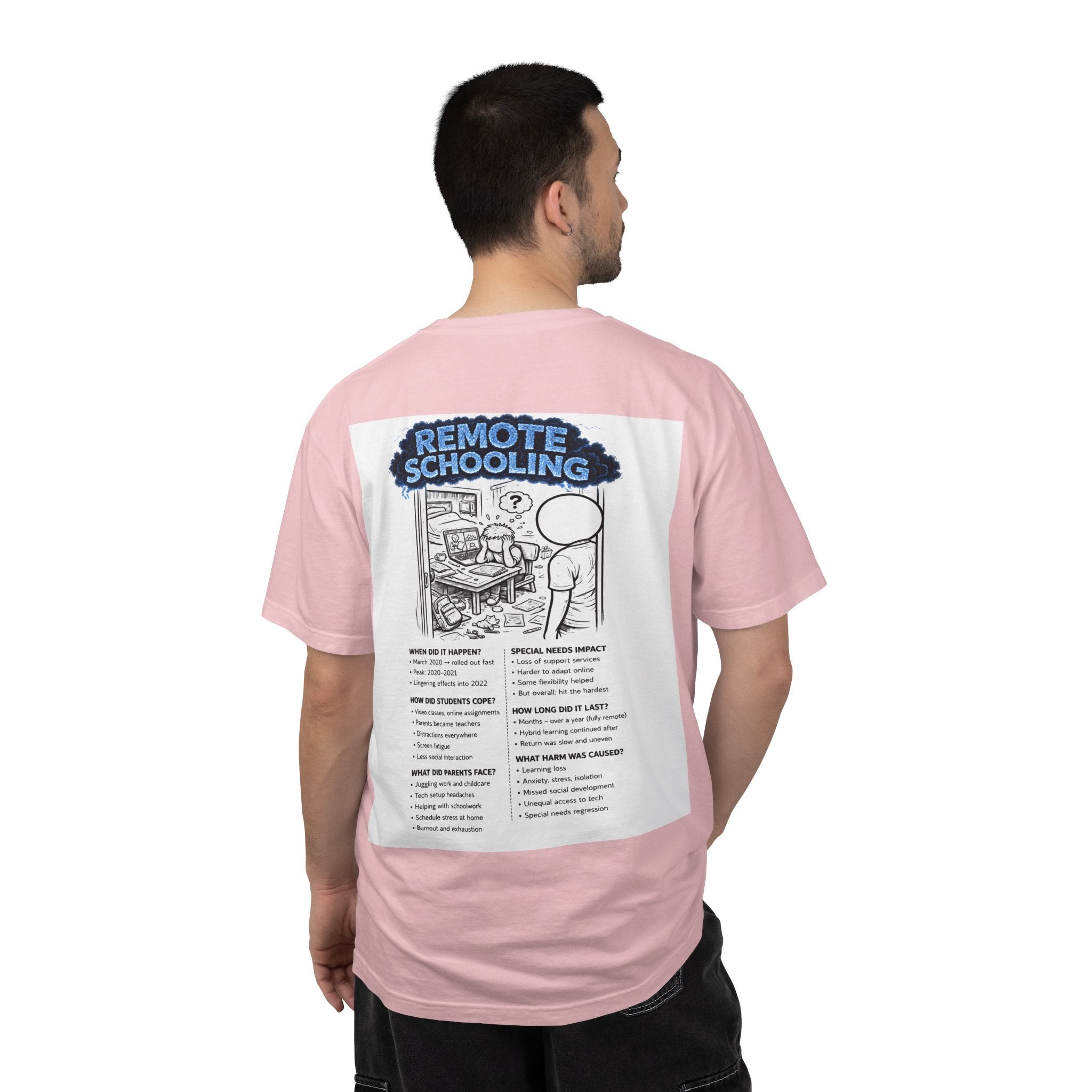 I Survived 2020 — S3:E3 "Remote Schooling" | Lockdown Edition Documentary Unisex Garment-Dyed T-shirt
