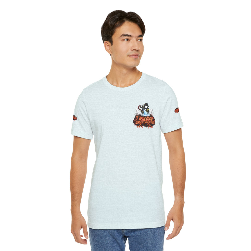 I Survived 2020 — "Please Stand By" Test Pattern Tee Wildfire Signal Special Edition Summer Premiere Unisex Jersey Short Sleeve Tee