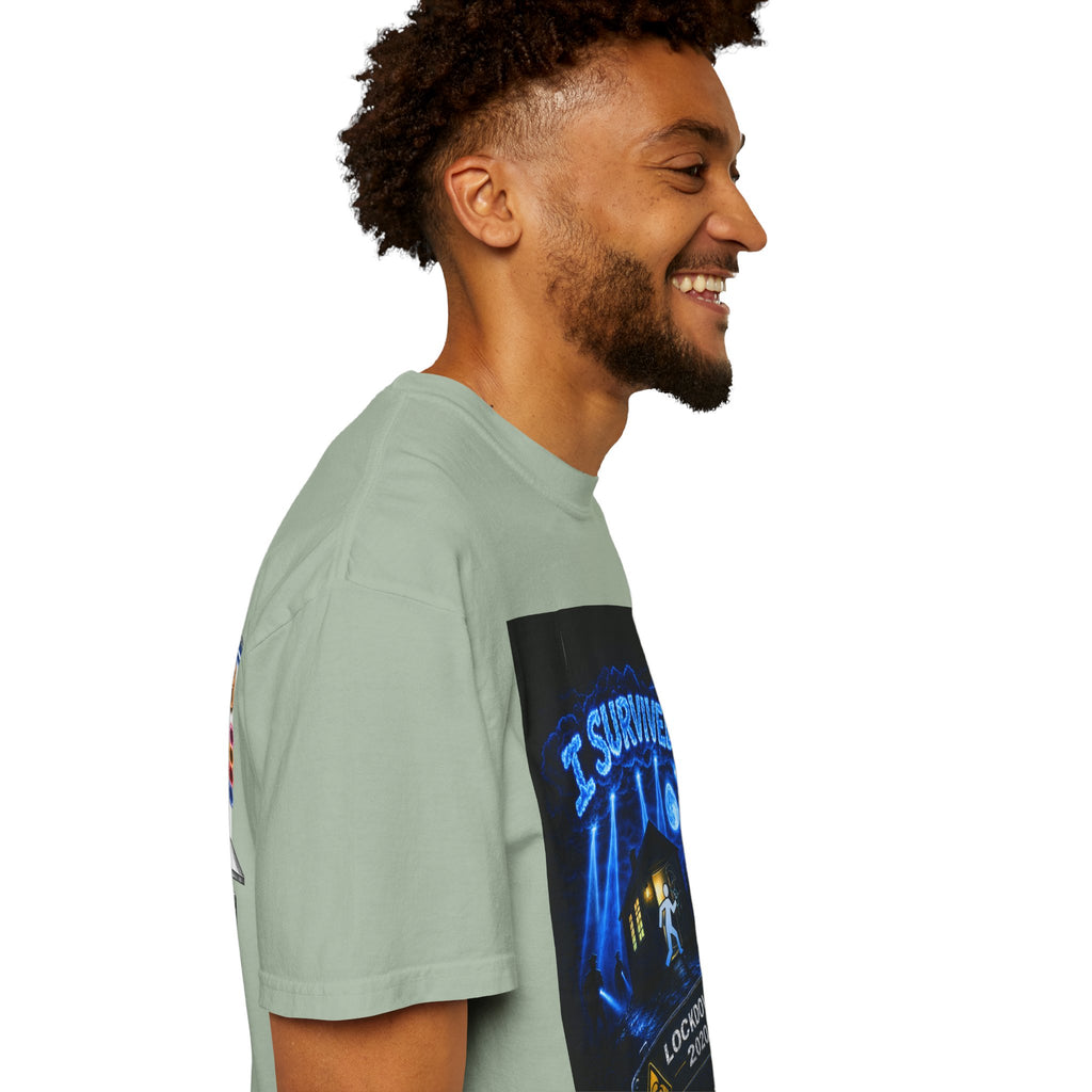 I Survived 2020 — LOCKDOWN S3:E4: "Working From Home" Unisex Garment-Dyed T-shirt