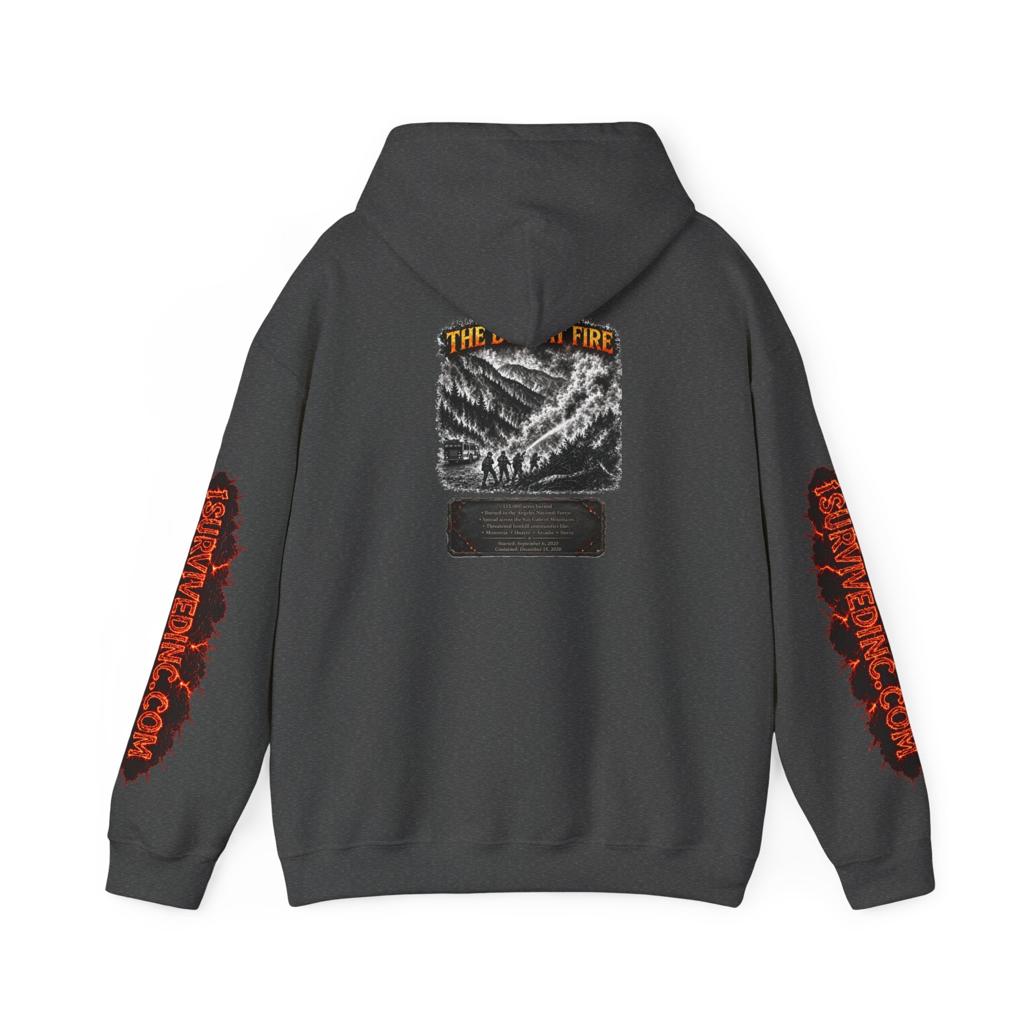 I Survived 2020 — WILDFIRES S2:E2: "The Bobcat Fire" Memorial Hoodie