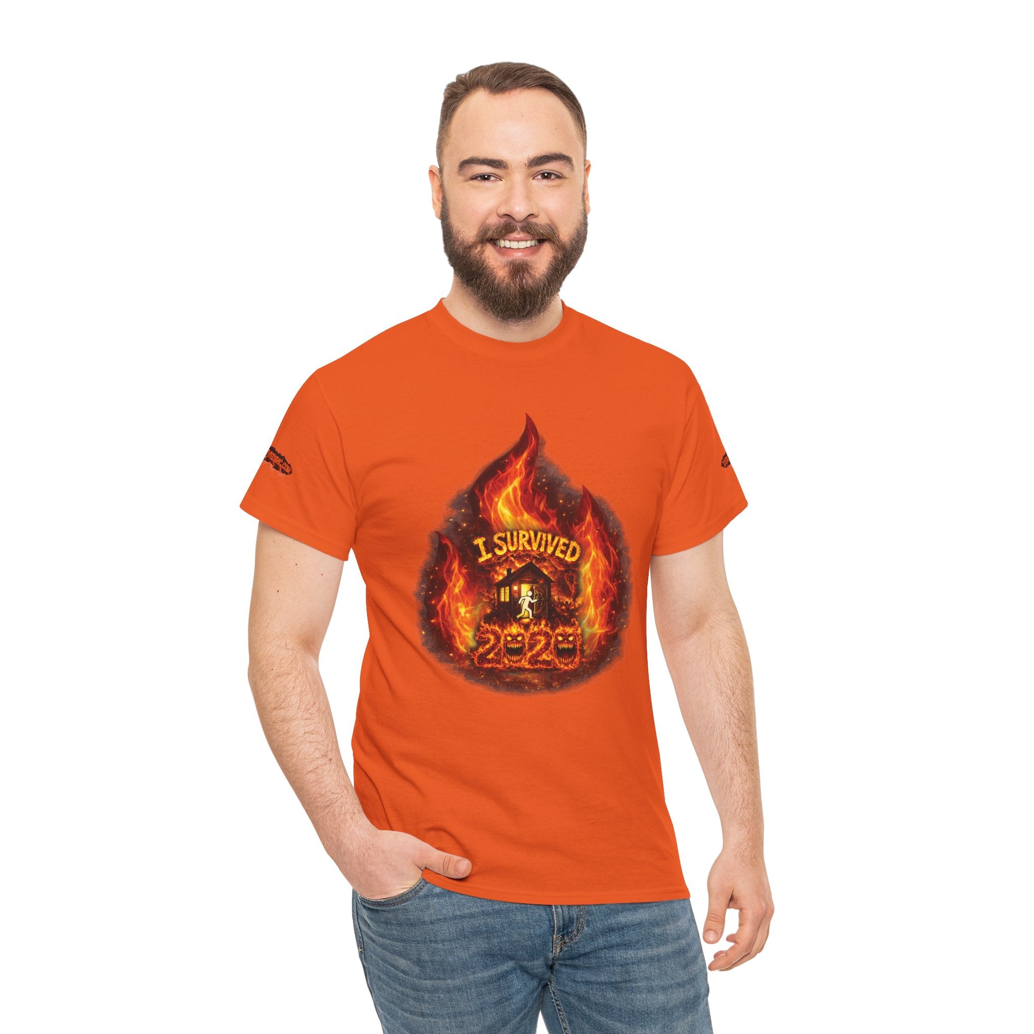 I Survived 2020 — Director's Cut S2:E3 "The California Wildfires" | Wildfire Edition Memorial Unisex Heavy Cotton Tee (SPECIAL EDITION)