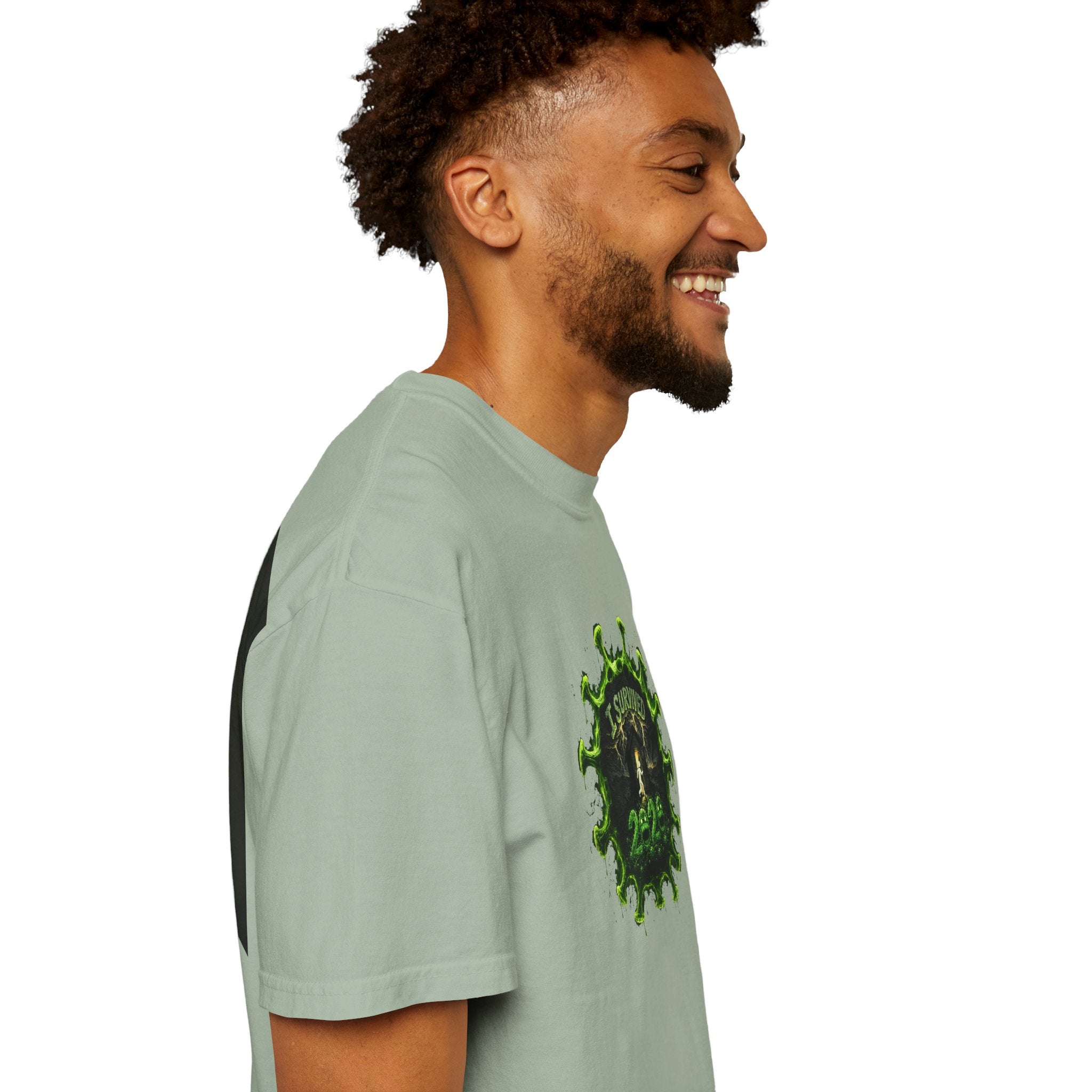 I Survived 2020 — PANDEMIC S1:E3: Director's Cut "The Jab!" Unisex Garment-Dyed T-shirt