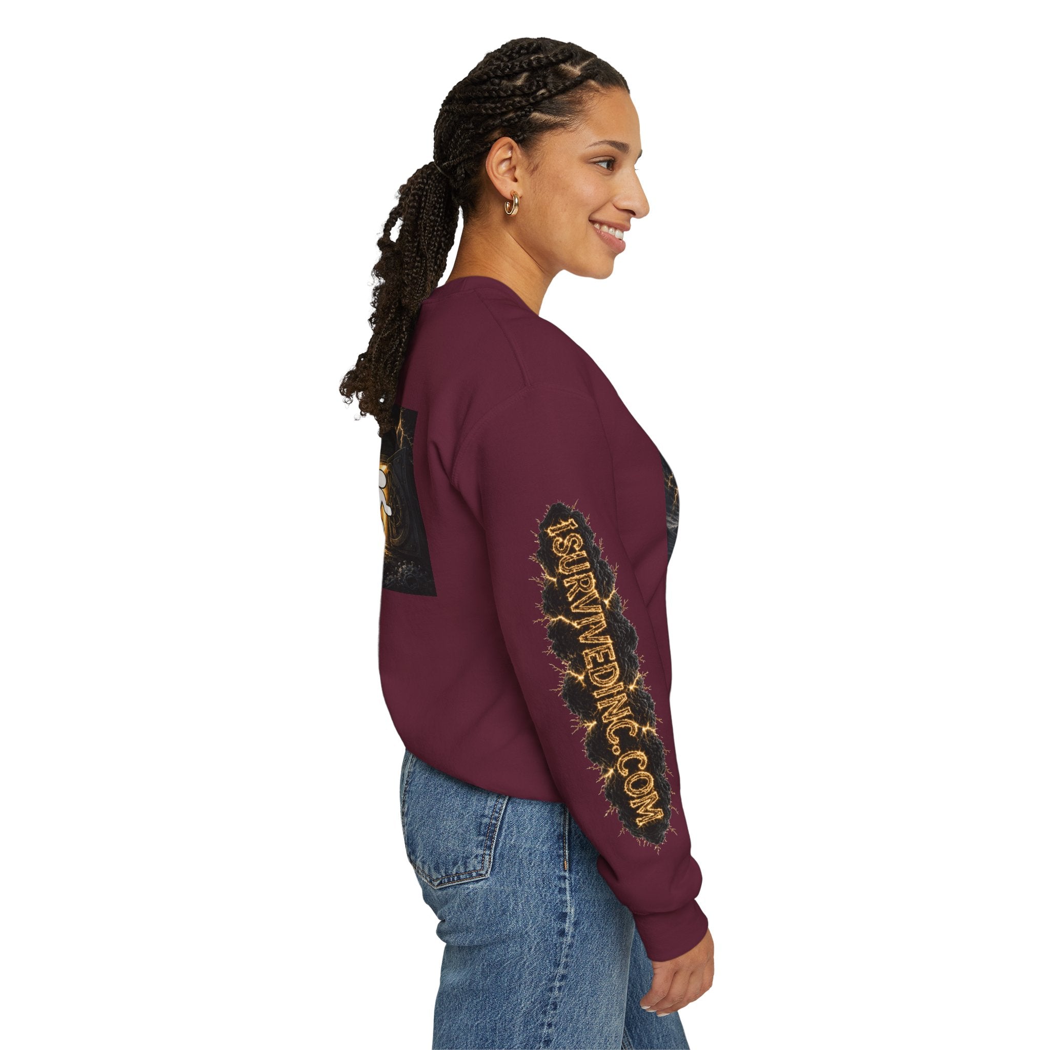 I Survived 2020 — Original Design Teaser Tee | Season 1 Premiere Drop Unisex Heavy Blend™ Crewneck Sweatshirt (SPECIAL EDITION)