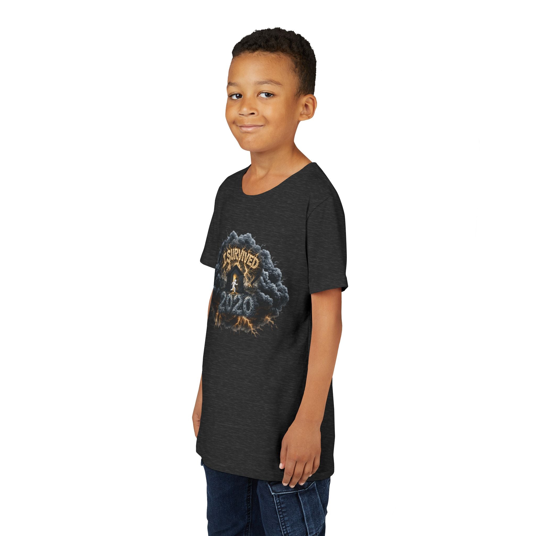 I Survived 2020 — Director's Cut Original Design Teaser Tee | Season 1 Premiere Drop Youth Short Sleeve Tee