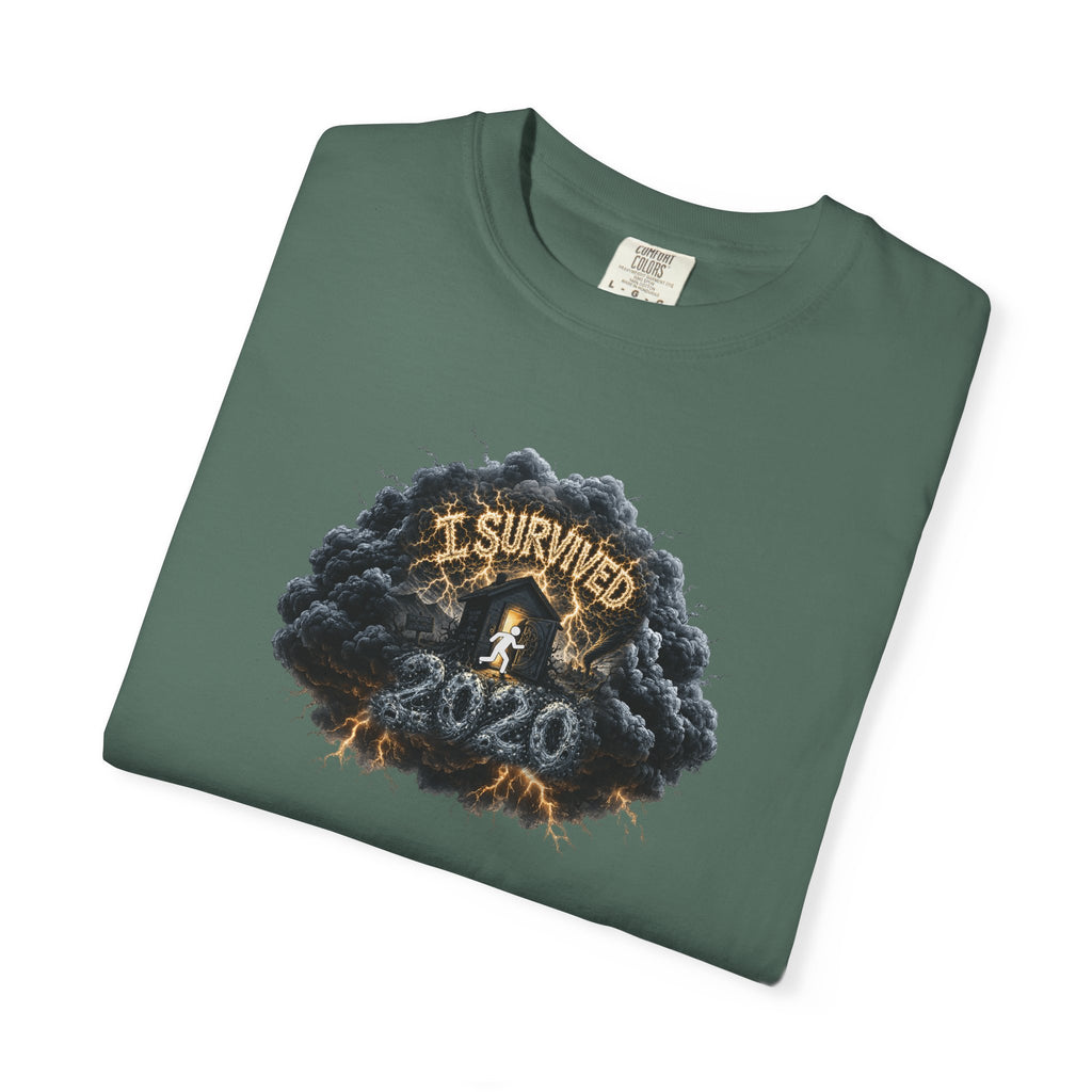 I Survived 2020 — Original PILOT Design: Director's Cut Unisex Garment-Dyed T-shirt