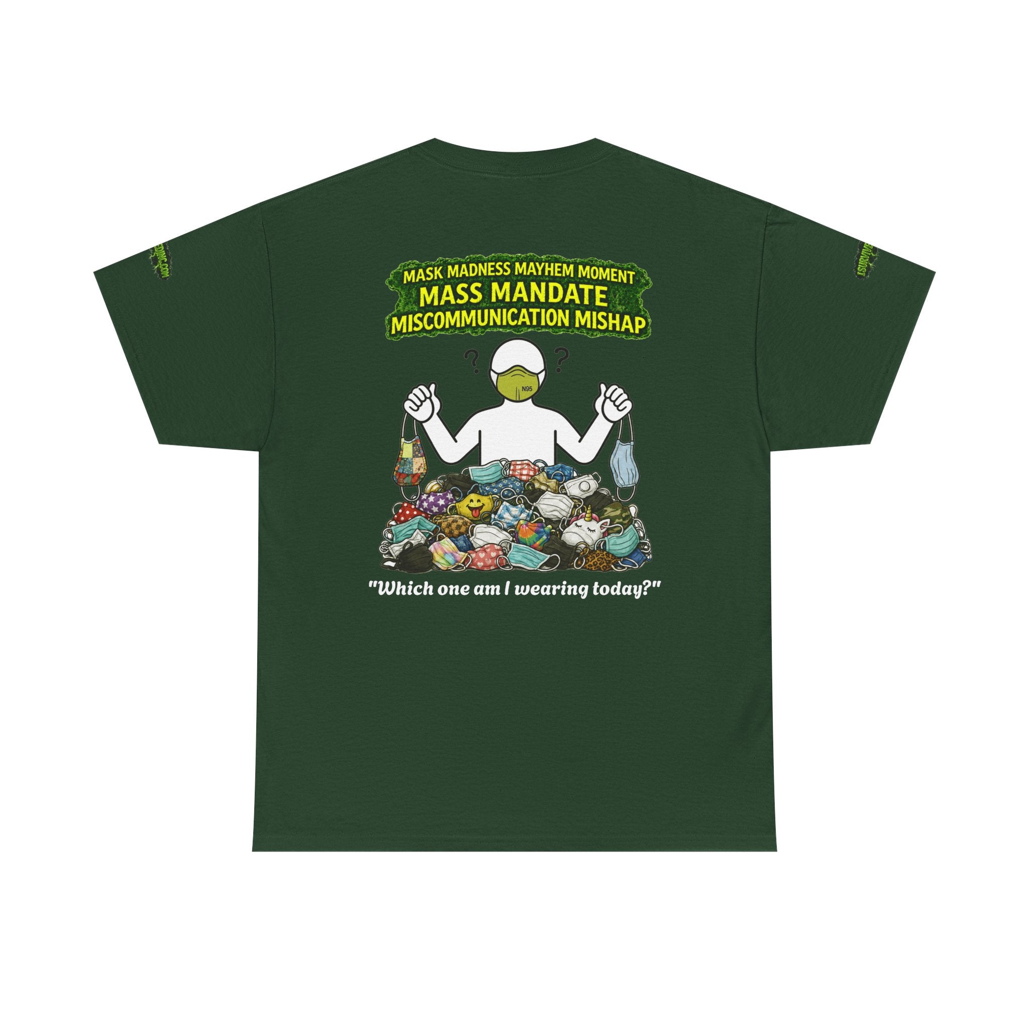 I Survived 2020 — PANDEMIC S1:E4: Director's Cut Special Edition "Mask Madness" Unisex Heavy Cotton Tee
