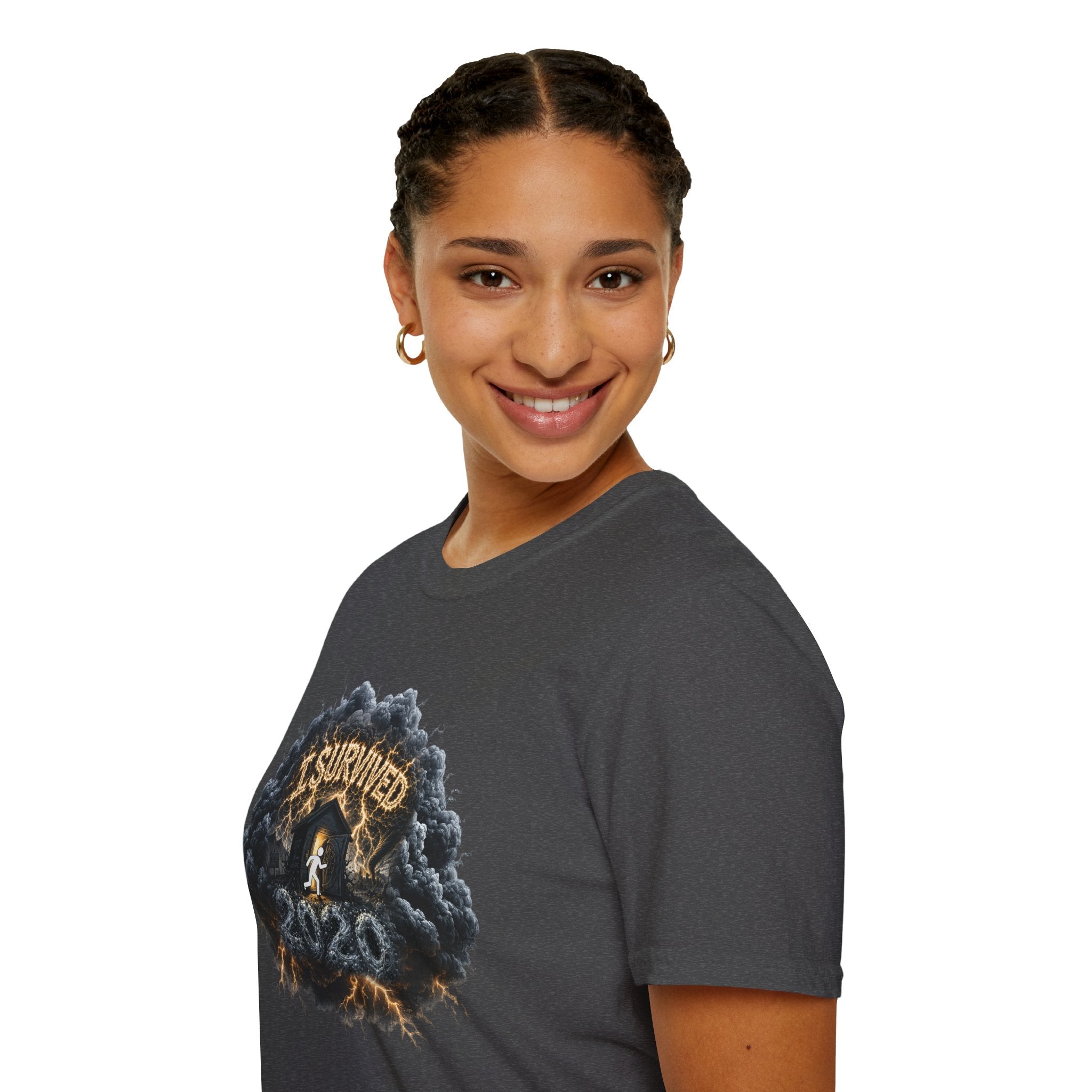 I Survived 2020 — Director's Cut Original Design Teaser Tee | Season 1 Premiere Drop Unisex Softstyle T-Shirt
