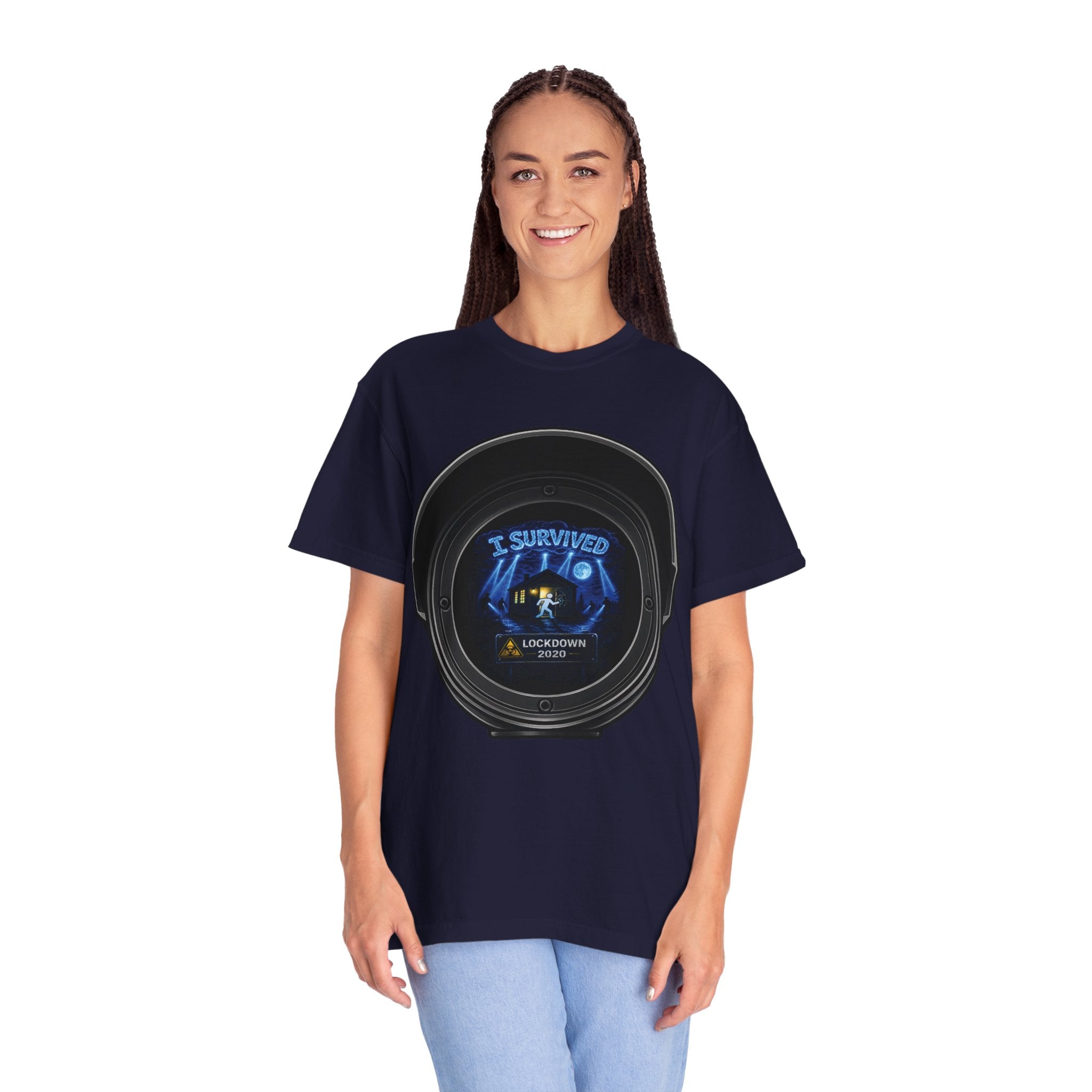 I Survived 2020 — Director's Cut S3:E2 "Dating Under Lockdown" | Lockdown Edition Documentary Unisex Garment-Dyed T-shirt