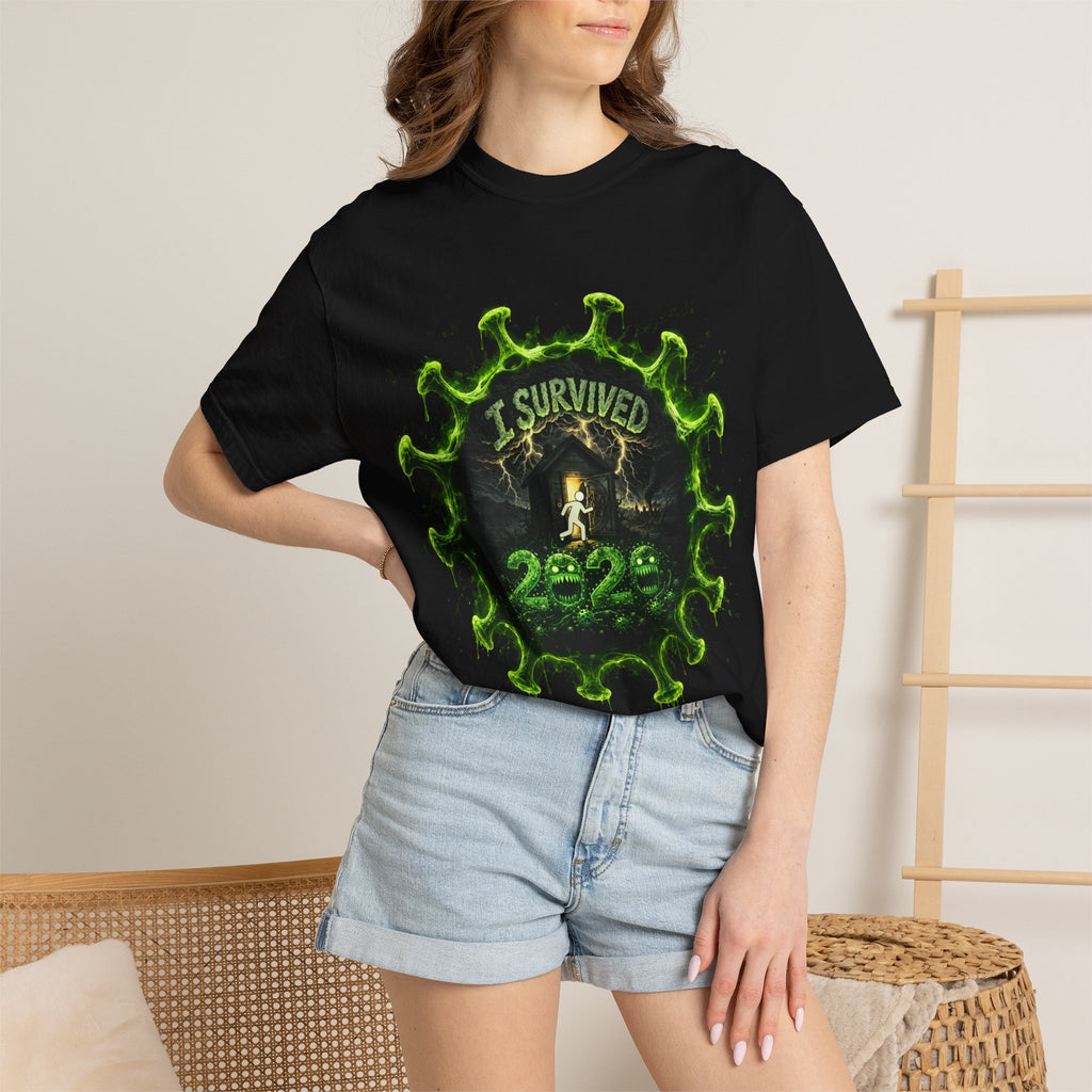 I Survived 2020 — Director's Cut S1:E5 "Delivery Doomsday" | Pandemic Edition Unisex Garment-Dyed T-shirt