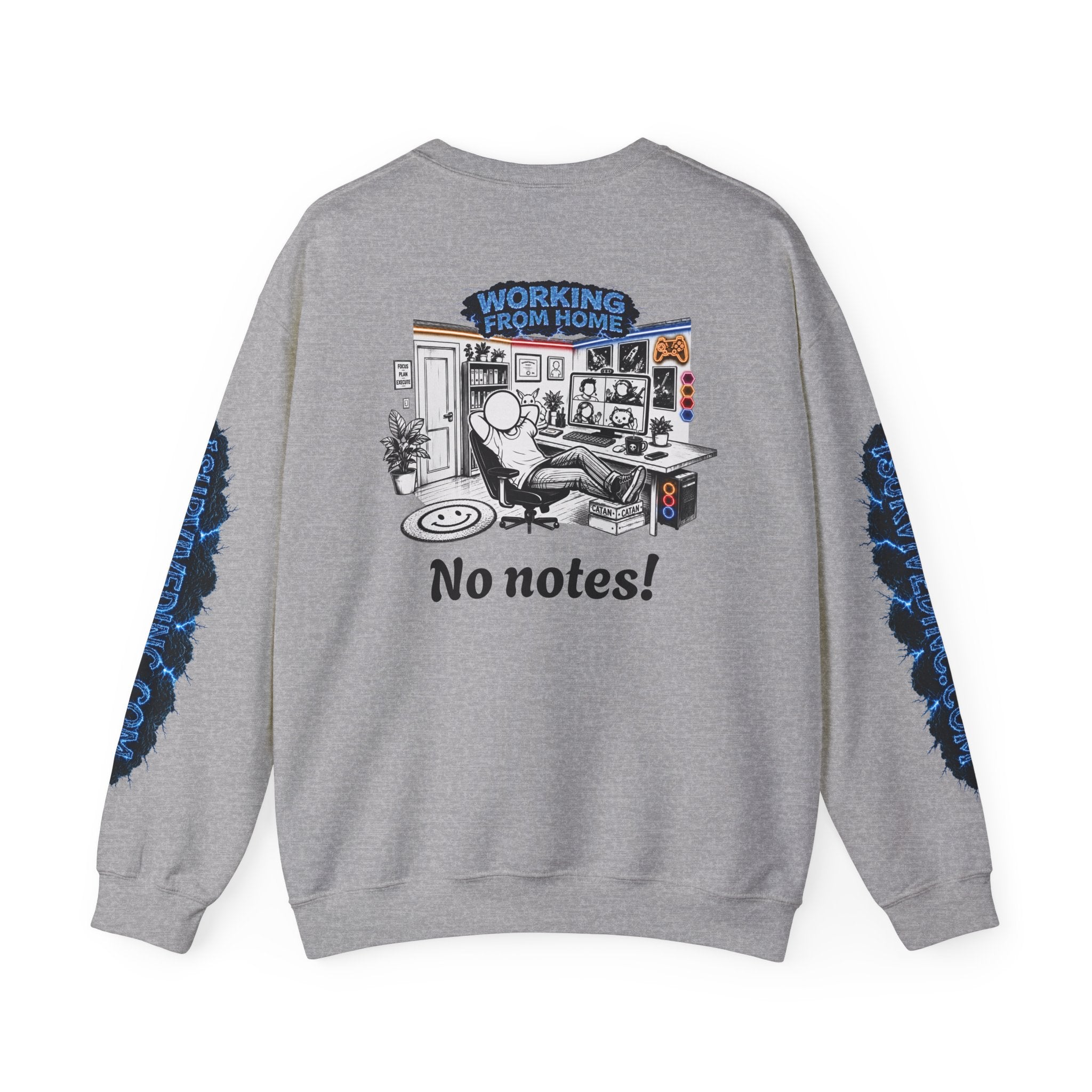 I Survived 2020 — LOCKDOWN S3:E4: "Working From Home" Unisex Heavy Blend™ Crewneck Sweatshirt