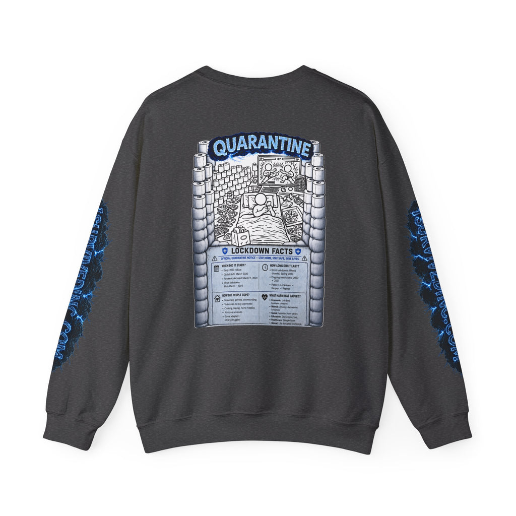 I Survived 2020 — LOCKDOWN S3:E1: "Quarantine" Unisex Heavy Blend™ Crewneck Sweatshirt