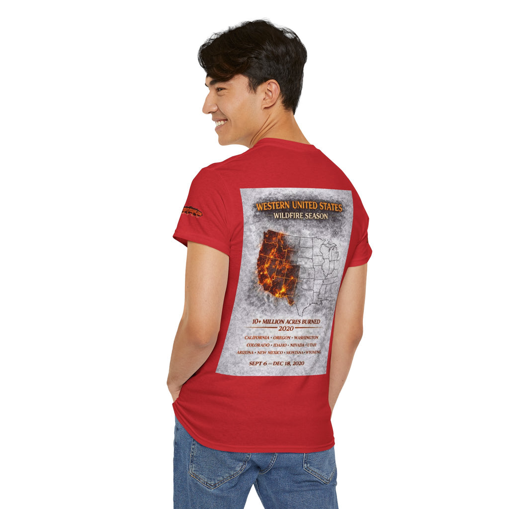 I Survived 2020 — S2:E4 "Western U.S. Wildfire Season" | Mid-Season Finale Pt. 1 | Wildfire Edition Memorial Unisex Heavy Cotton Tee (SPECIAL EDITION)