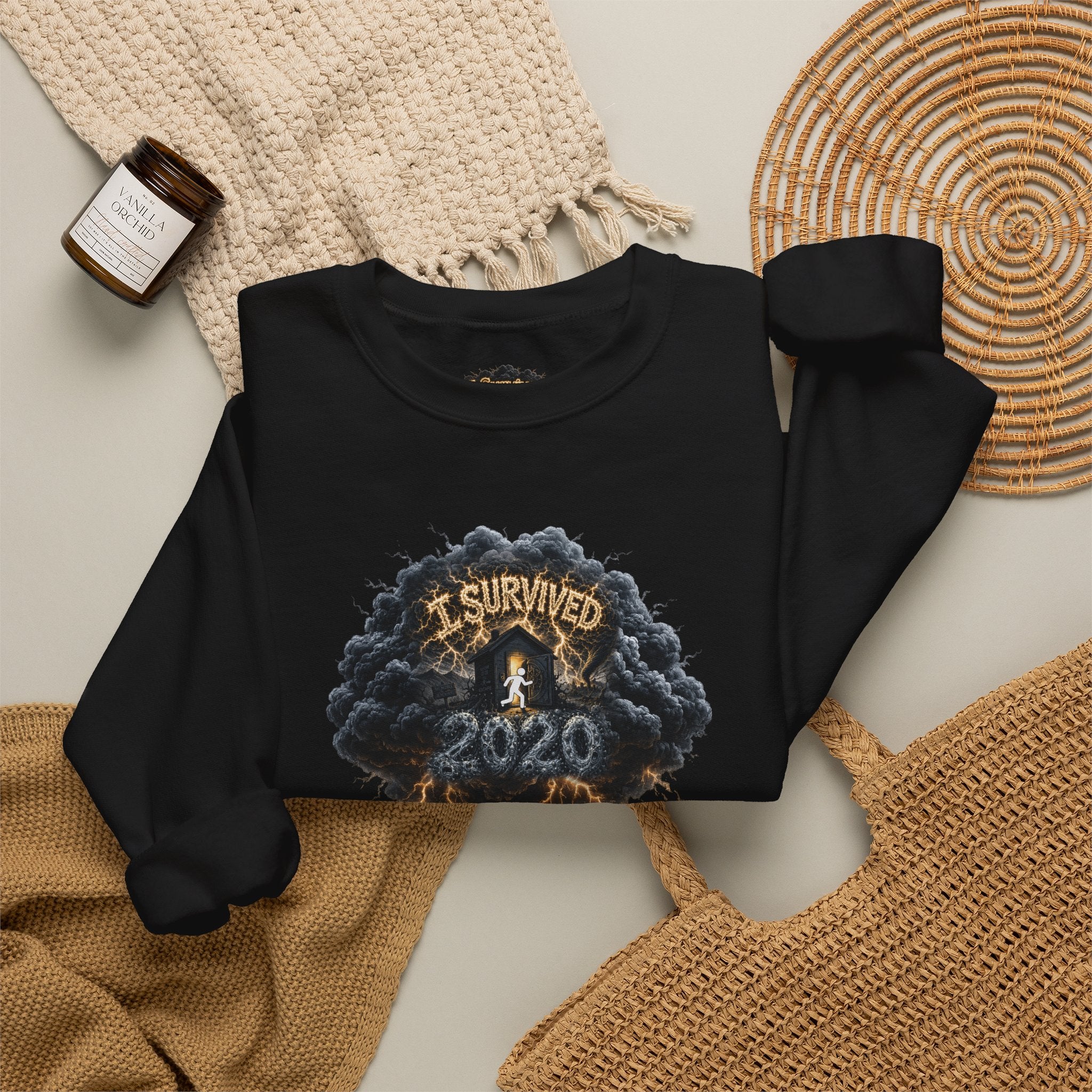 I Survived 2020 — Original PILOT Design: Director's Cut Special Edition Unisex Heavy Blend™ Crewneck Sweatshirt