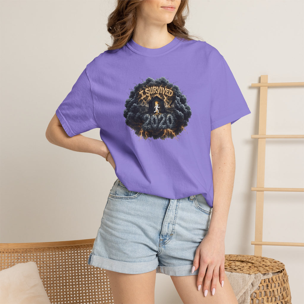 I Survived 2020 — Original PILOT Design: Director's Cut Unisex Garment-Dyed T-shirt