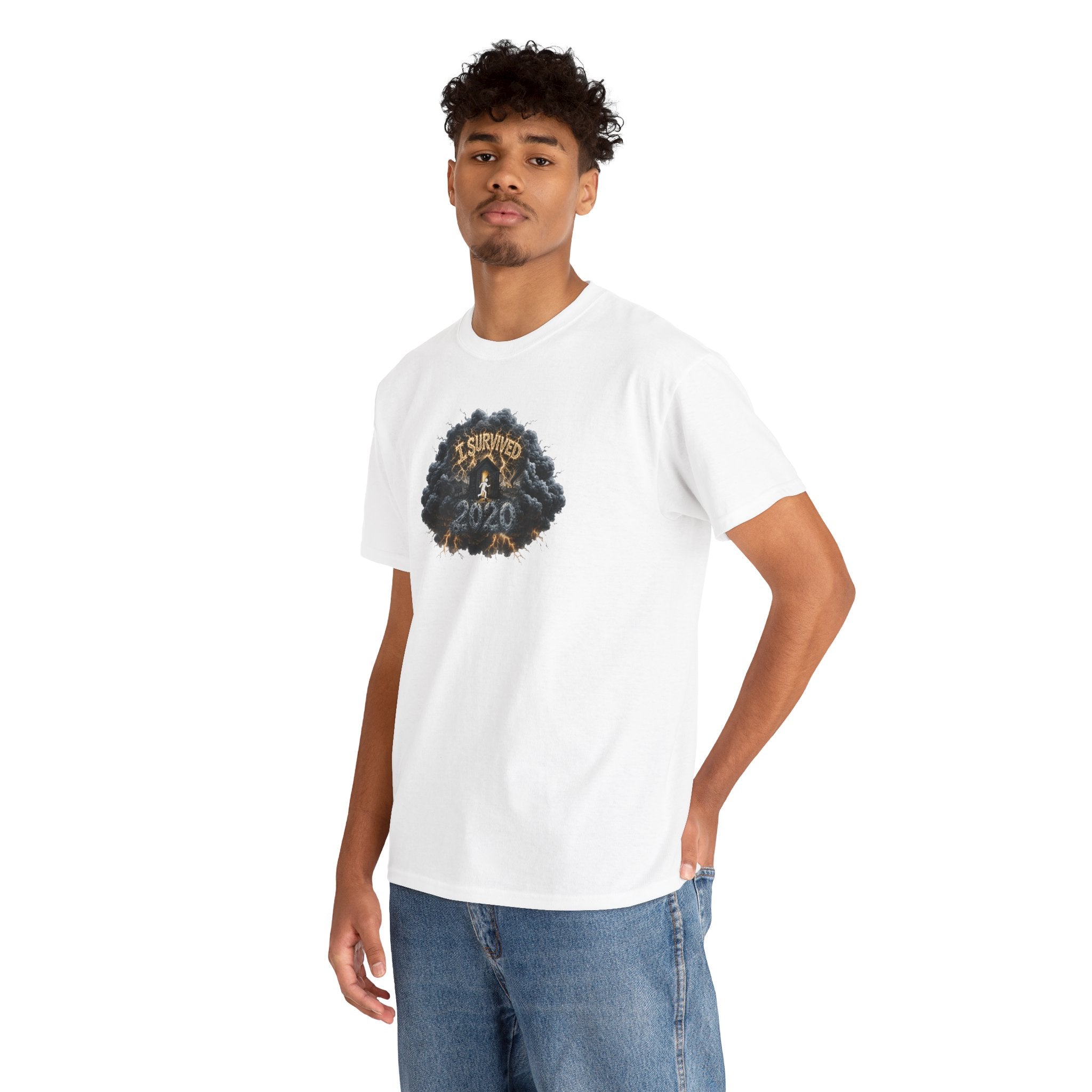 I Survived 2020 —  Original PILOT Design: Director's Cut Unisex Heavy Cotton Tee