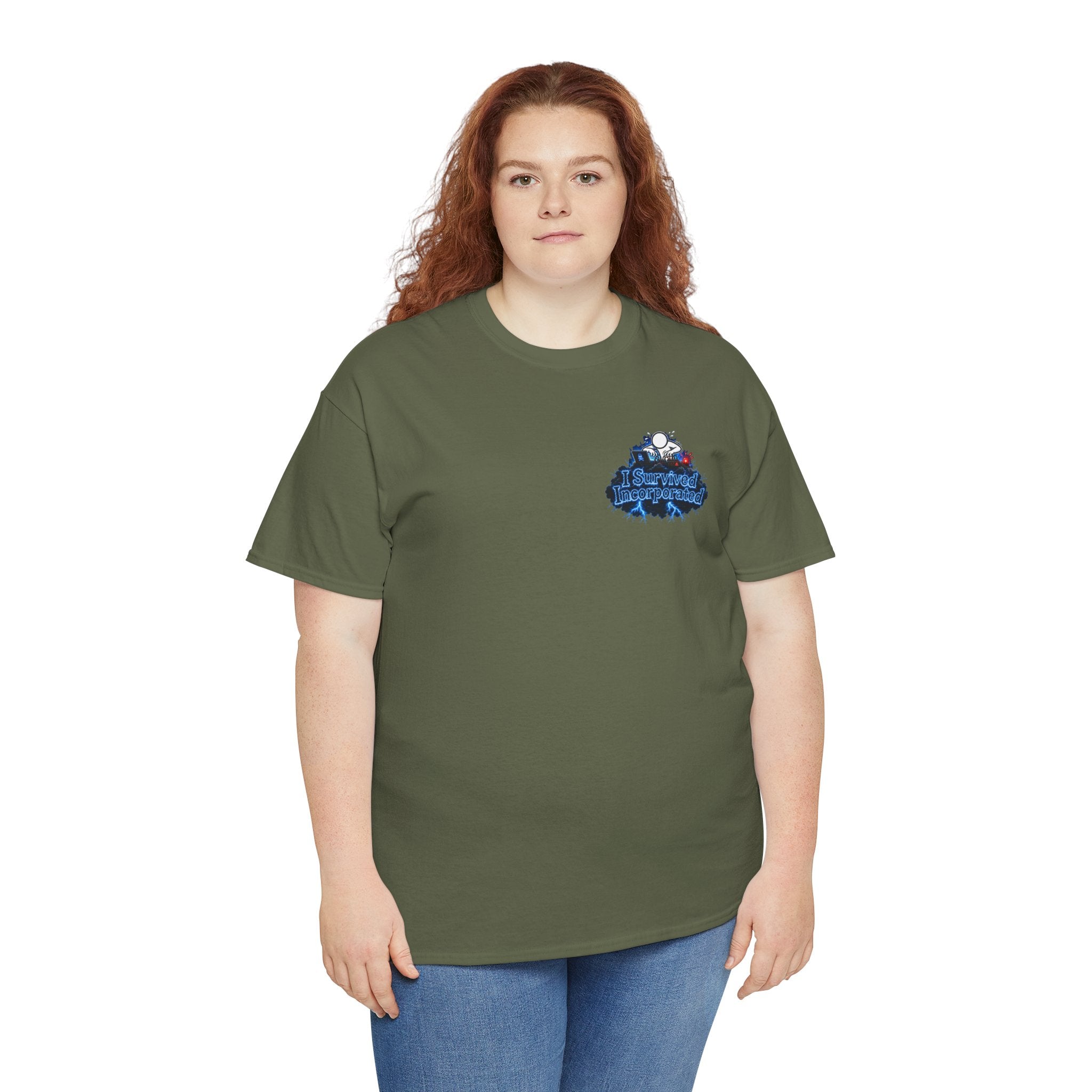I Survived 2020 — "Please Stand By" Test Pattern Tee Lockdown Surveillance Edition Summer Exclusive Unisex Heavy Cotton Tee