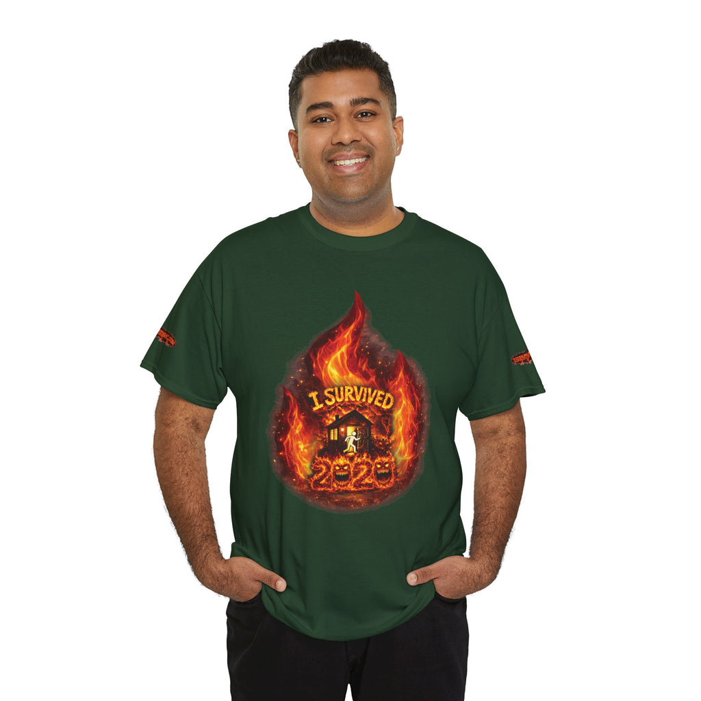 I Survived 2020 — Director's Cut S2:E1 "Berry Creek" | Wildfire Edition Memorial Unisex Heavy Cotton Tee (SPECIAL EDITION)