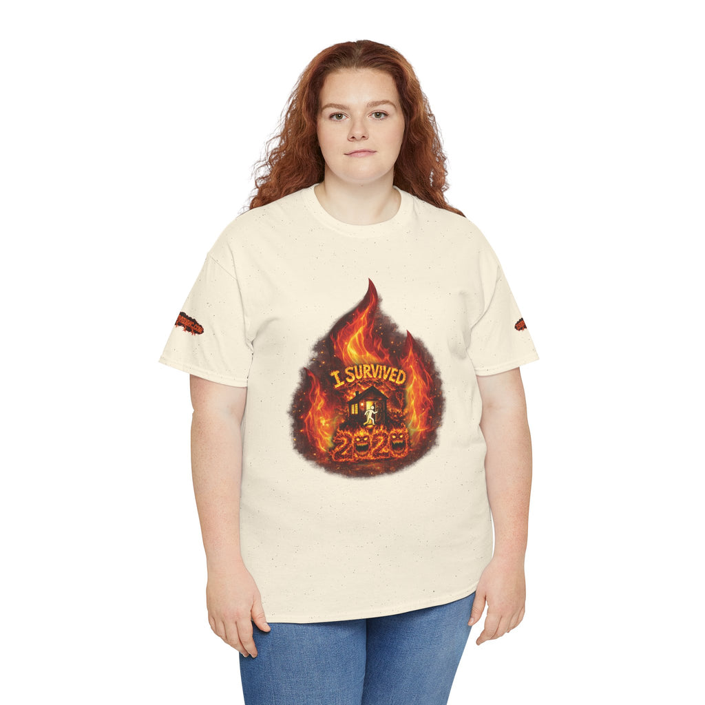 I Survived 2020 — Director's Cut S2:E3 "The California Wildfires" | Wildfire Edition Memorial Unisex Heavy Cotton Tee (SPECIAL EDITION)