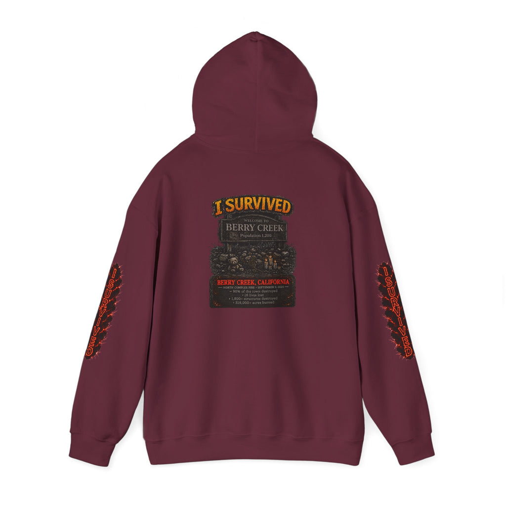I Survived 2020 — Director's Cut S2:E1 "Berry Creek" | Wildfire Edition Memorial Hoodie Sweatshirt