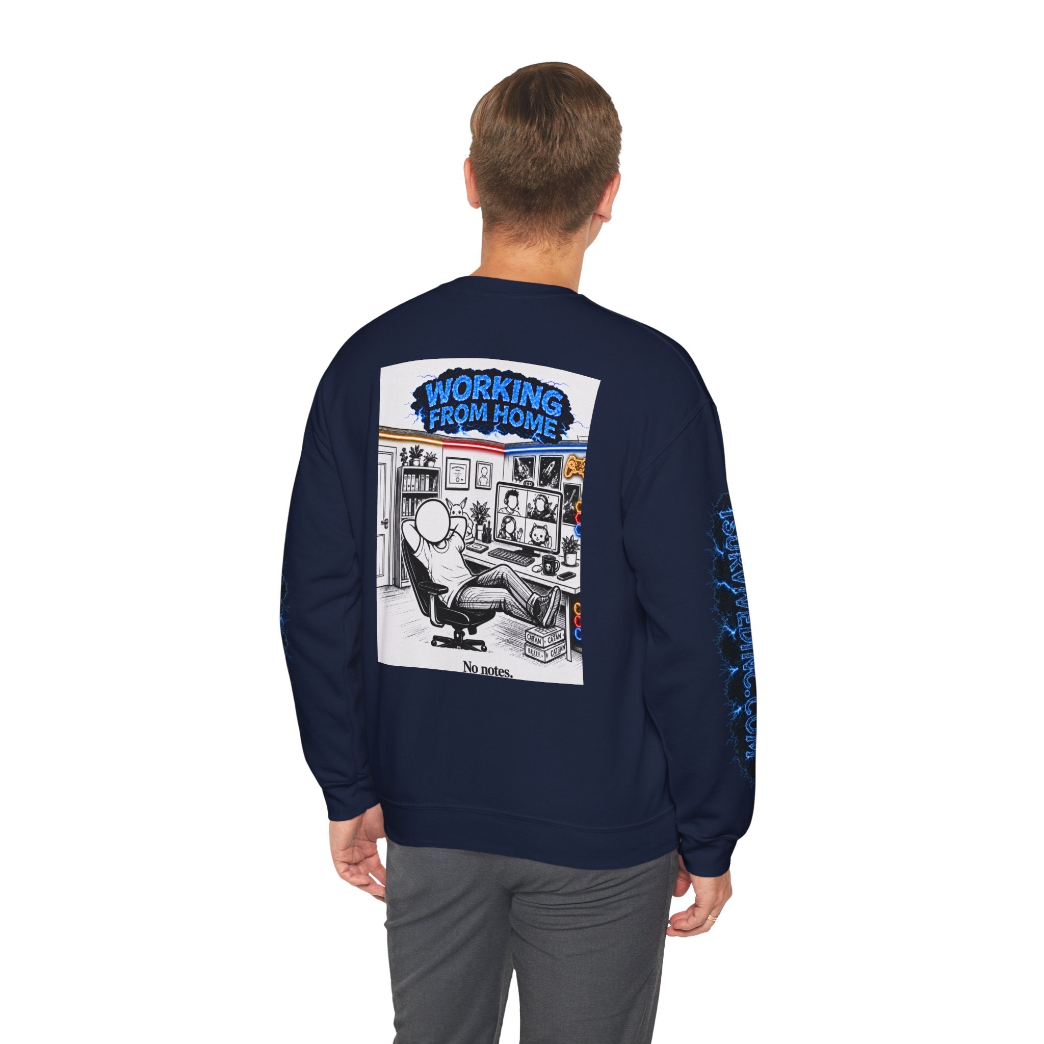 I Survived 2020 — S3:E4 "Working From Home" | Mid-Season Finale Pt. 1 | Lockdown Edition Documentary Unisex Heavy Blend™ Crewneck Sweatshirt
