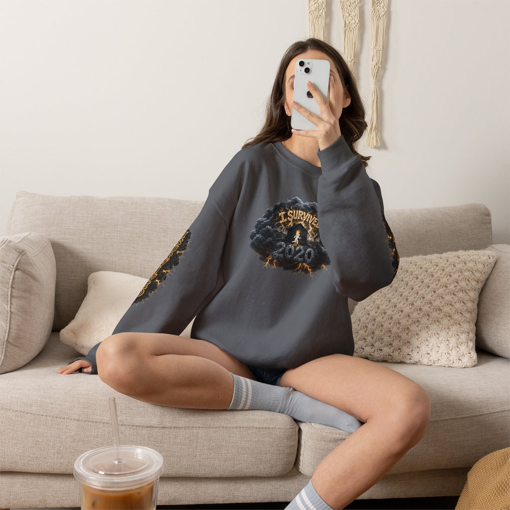 I Survived 2020 — Original PILOT Design: Director's Cut Special Edition Unisex Heavy Blend™ Crewneck Sweatshirt
