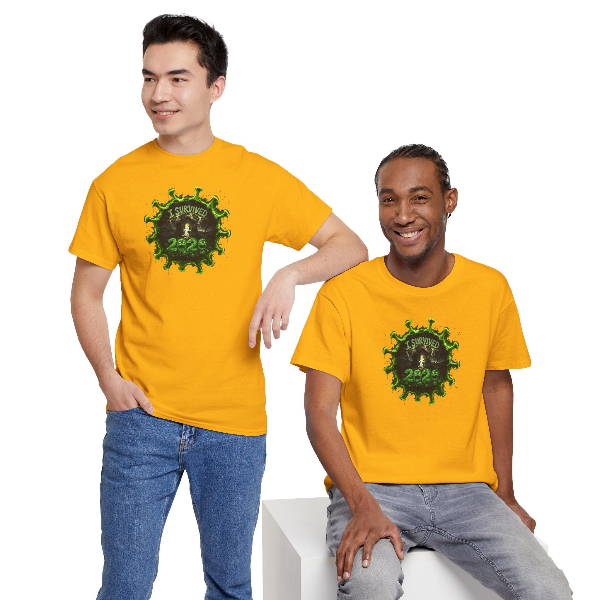 I Survived 2020 — PANDEMIC S1:E2: Director's Cut "The Coming of COVID" Unisex Heavy Cotton Tee