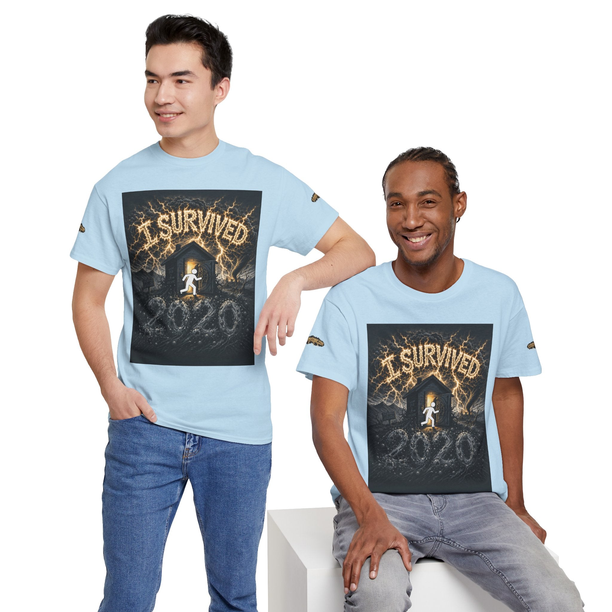 I Survived 2020 — Original PILOT Design: Special Edition Unisex Heavy Cotton Tee