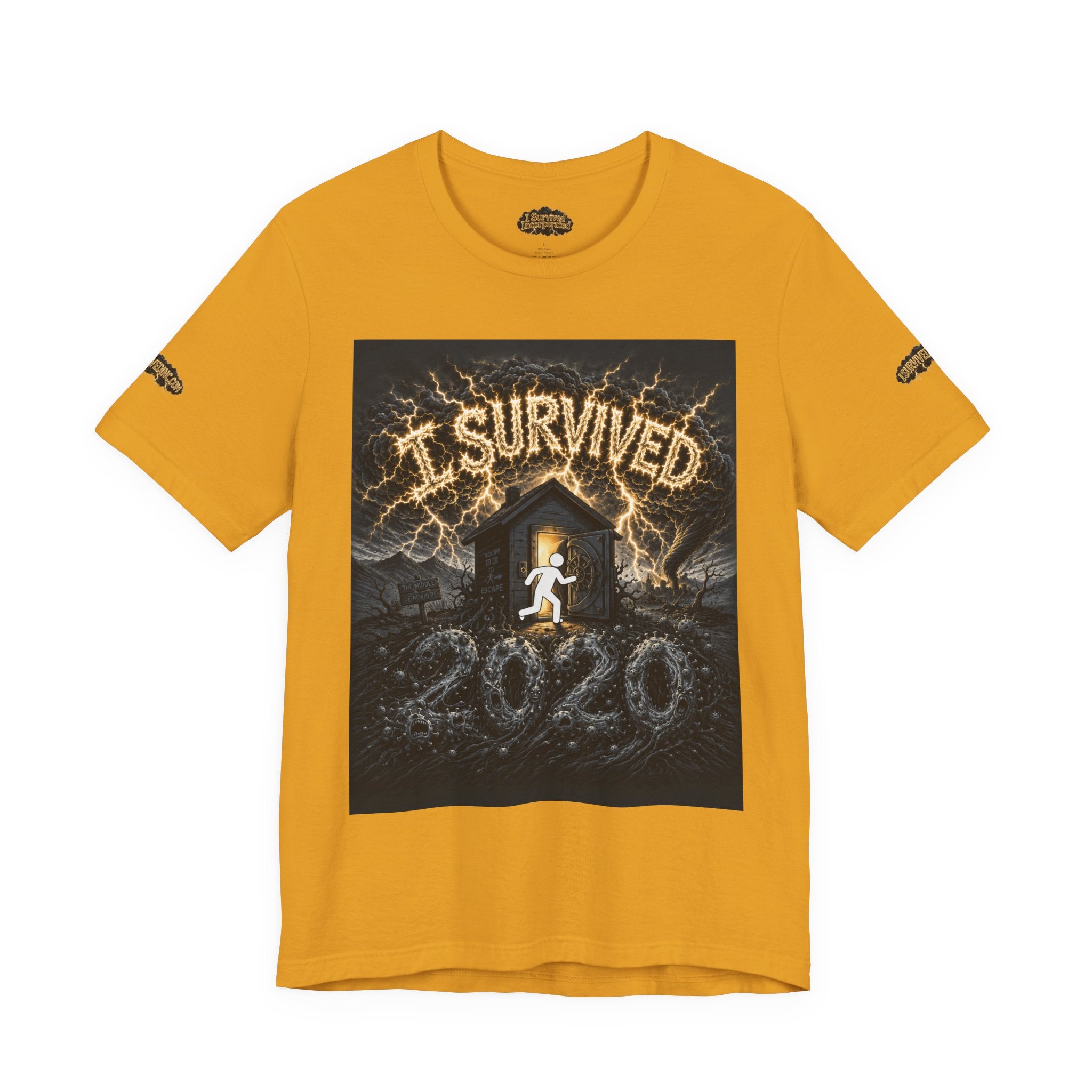 I Survived 2020 — Original Design Teaser Tee | Season 1 Premiere Drop Unisex Jersey Short Sleeve Tee