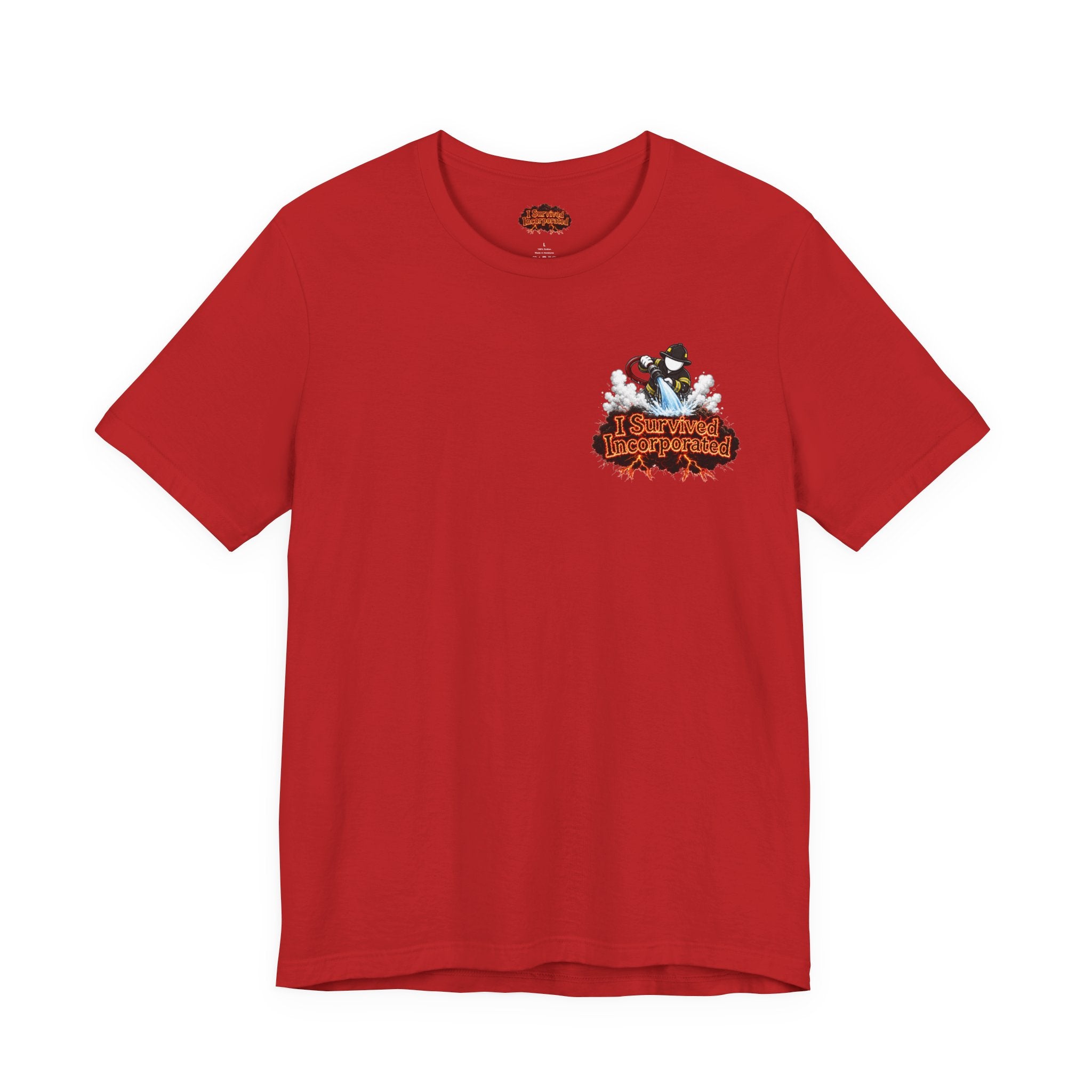 I Survived 2020 — "Please Stand By" Test Pattern Tee Wildfire Signal Edition Summer Premiere Unisex Jersey Short Sleeve Tee