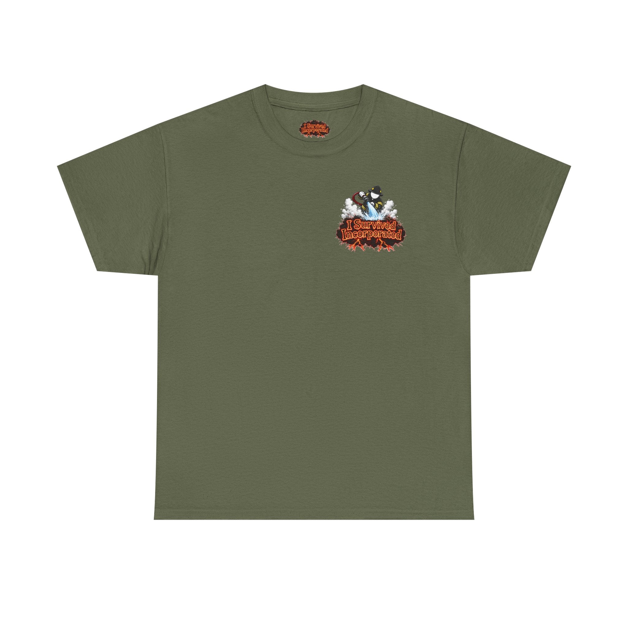 I Survived 2020 — "Please Stand By" Test Pattern Tee Wildfire Signal Edition Summer Premiere Unisex Heavy Cotton Tee
