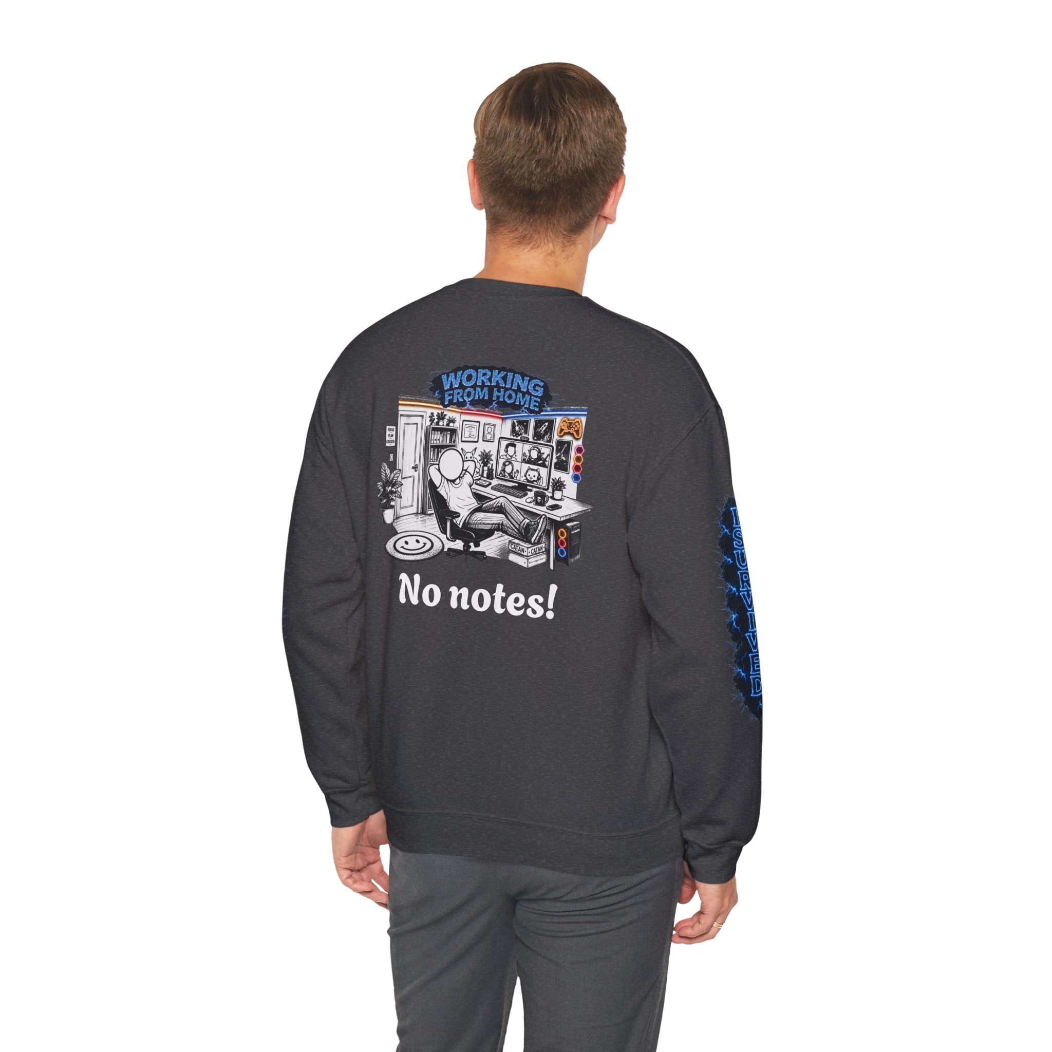 I Survived 2020 — Director's Cut S3:E4 "Working From Home" | Mid-Season Finale Pt. 1 | Lockdown Edition Documentary Unisex Heavy Blend™ Crewneck Sweatshirt