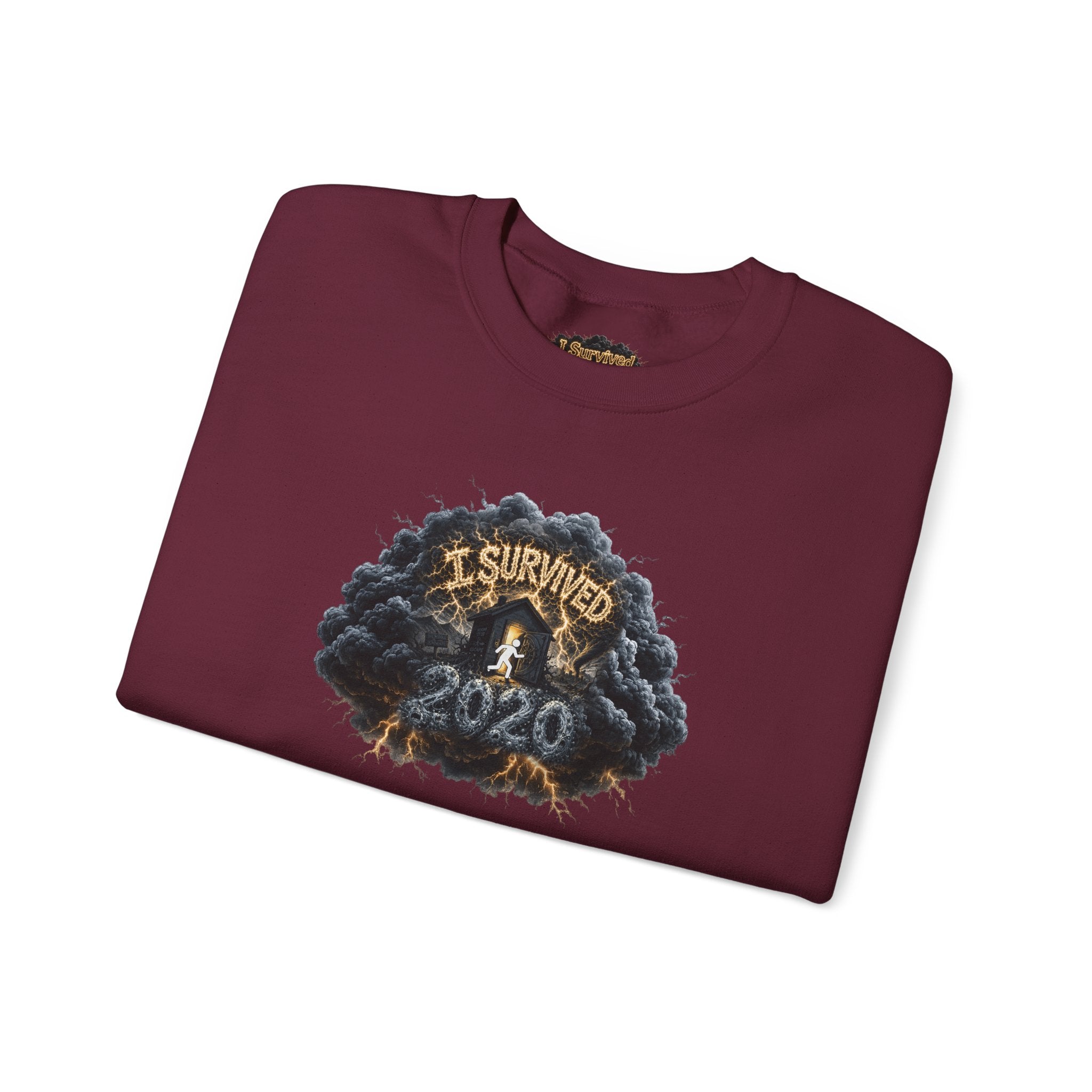 I Survived 2020 — Original PILOT Design: Director's Cut Special Edition Unisex Heavy Blend™ Crewneck Sweatshirt