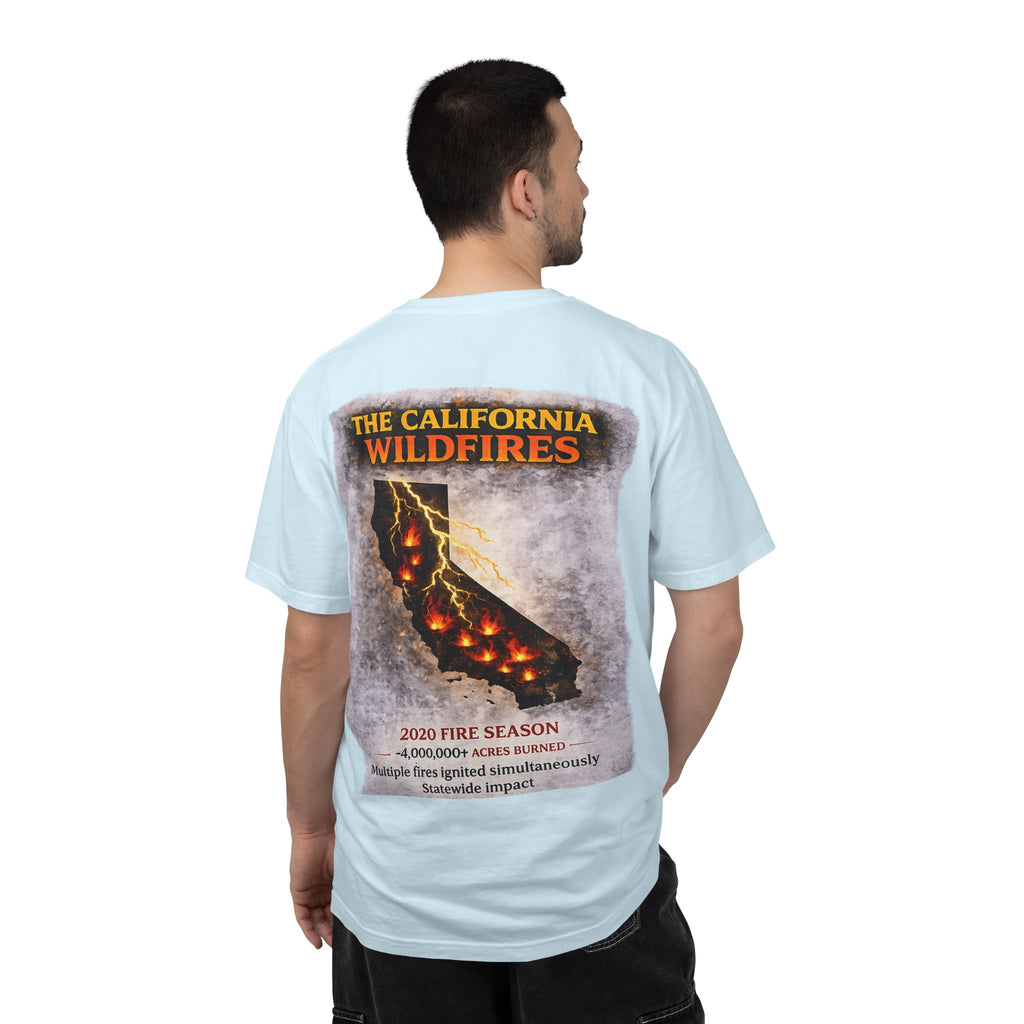 I Survived 2020 — S2:E3 "The California Wildfires" | Wildfire Edition Memorial Unisex Garment-Dyed T-shirt