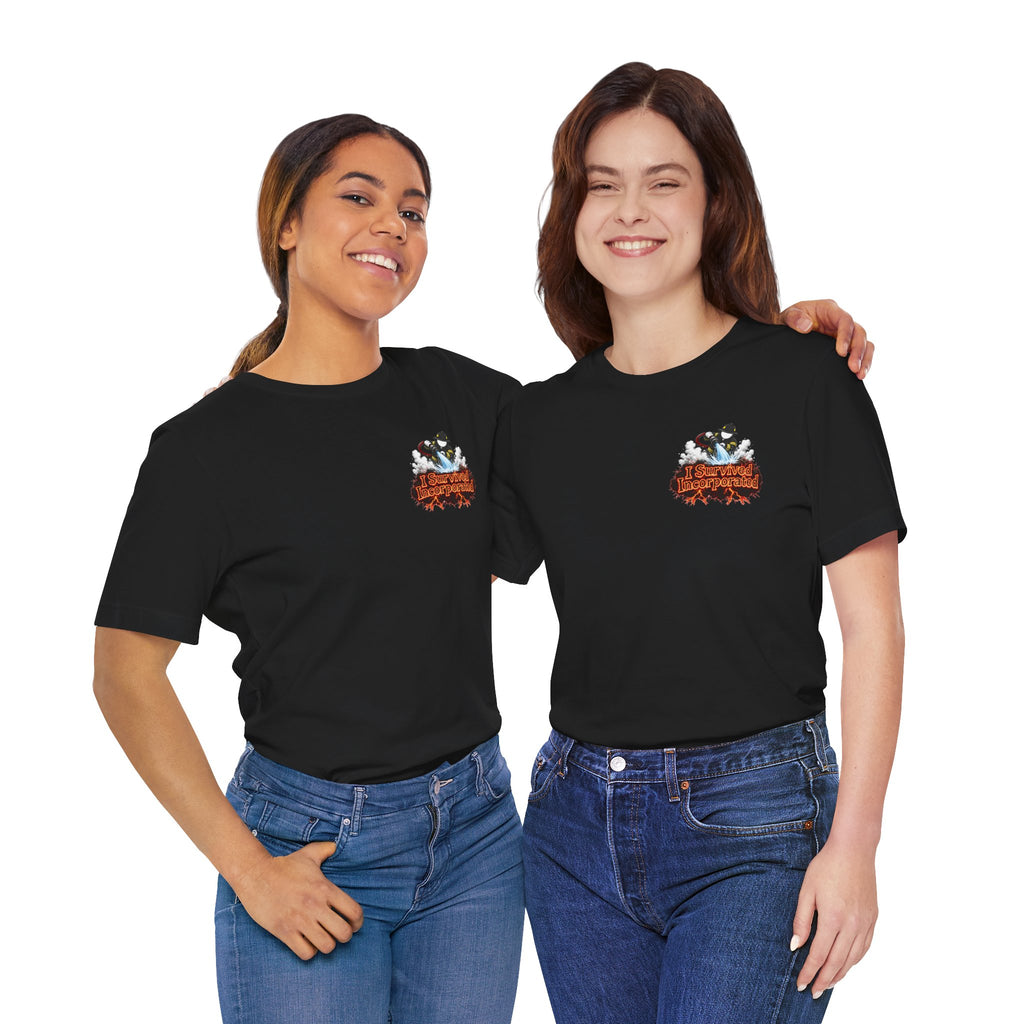 I Survived 2020 — "Please Stand By" Test Pattern Tee Wildfire Signal Edition Summer Premiere Unisex Jersey Short Sleeve Tee