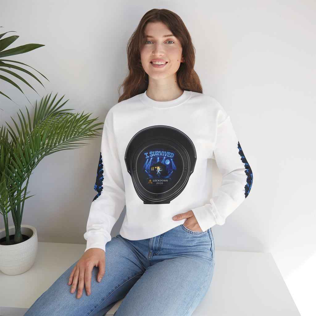 I Survived 2020 — Director's Cut S3:E4 "Working From Home" | Mid-Season Finale Pt. 1 | Lockdown Edition Documentary Unisex Heavy Blend™ Crewneck Sweatshirt