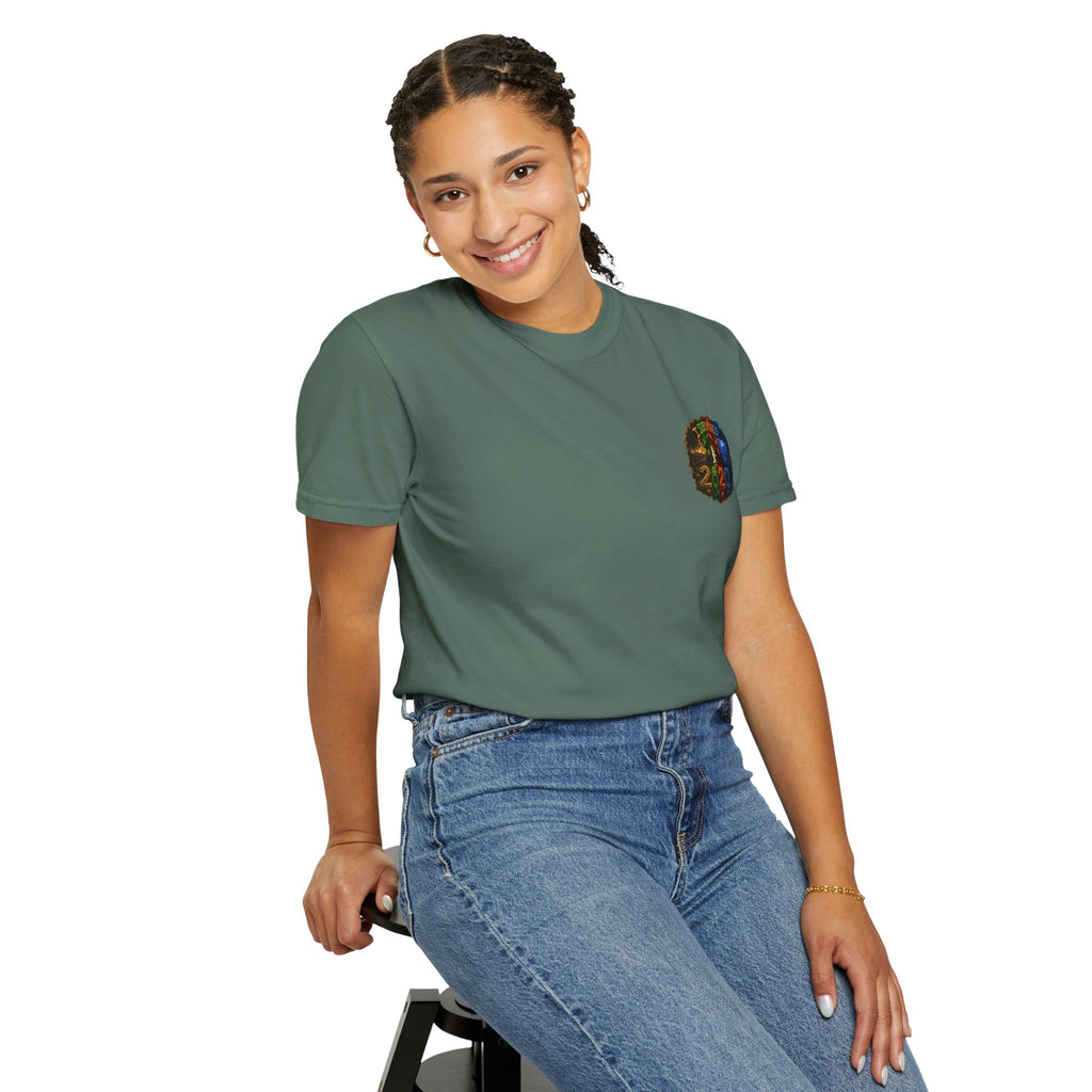 I Survived 2020 — "No Signal" Test Pattern Tee Alien Broadcast Finale Summer Premiere Unisex Garment-Dyed T-shirt