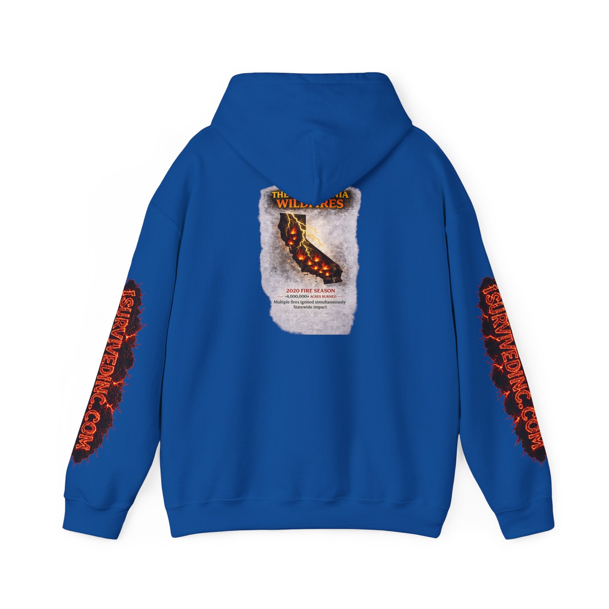 I Survived 2020 — S2:E3 "The California Wildfires" | Wildfire Edition Memorial Hoodie Sweatshirt