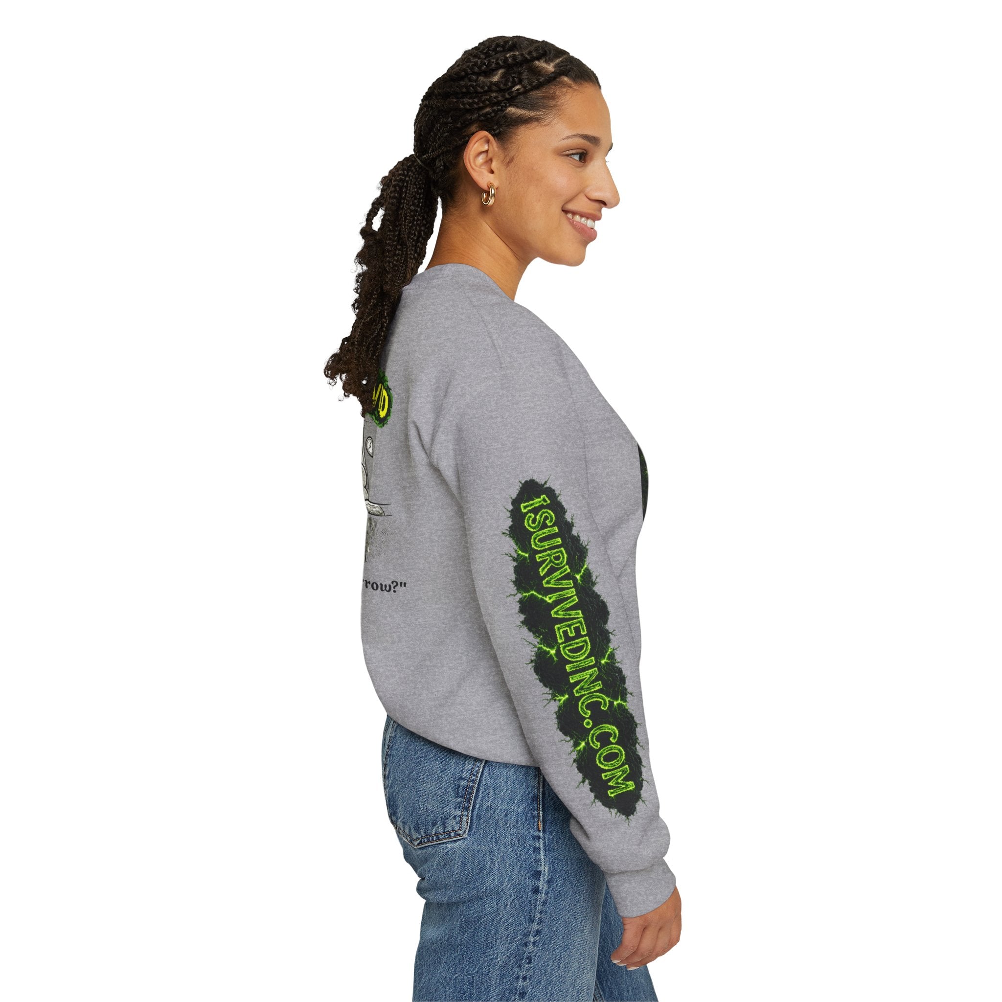 I Survived 2020 — PANDEMIC S1:E2: "The Coming of COVID" Unisex Heavy Blend™ Crewneck Sweatshirt