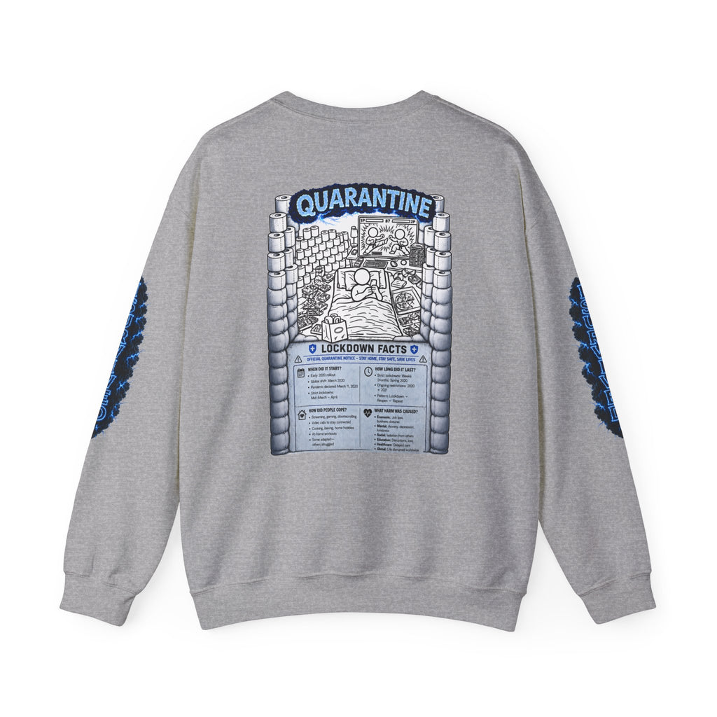 I Survived 2020 —  LOCKDOWN S3:E1: Director's Cut Special Edition "Quarantine" Unisex Heavy Blend™ Crewneck Sweatshirt