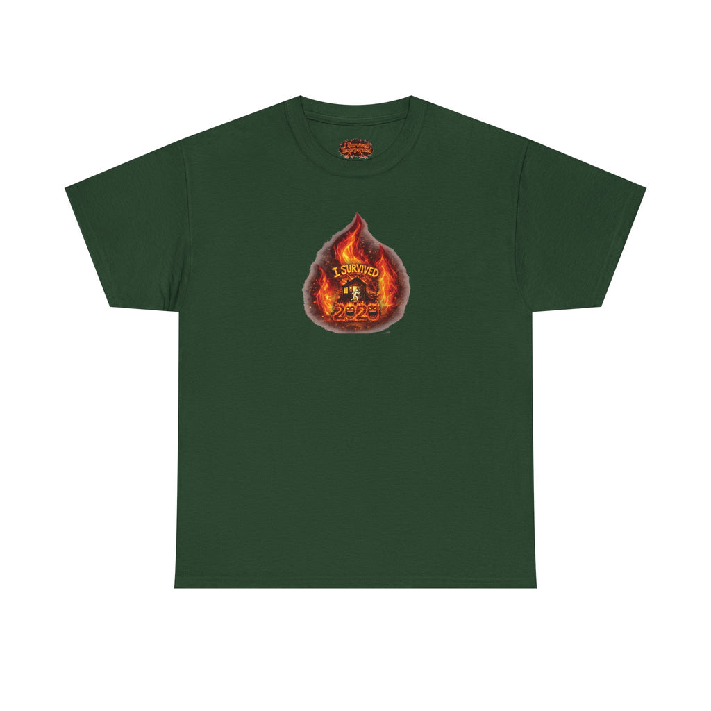 I Survived 2020 — WILDFIRES S2:E3: Director's Cut "The California Wildfires" Memorial Unisex Heavy Cotton Tee