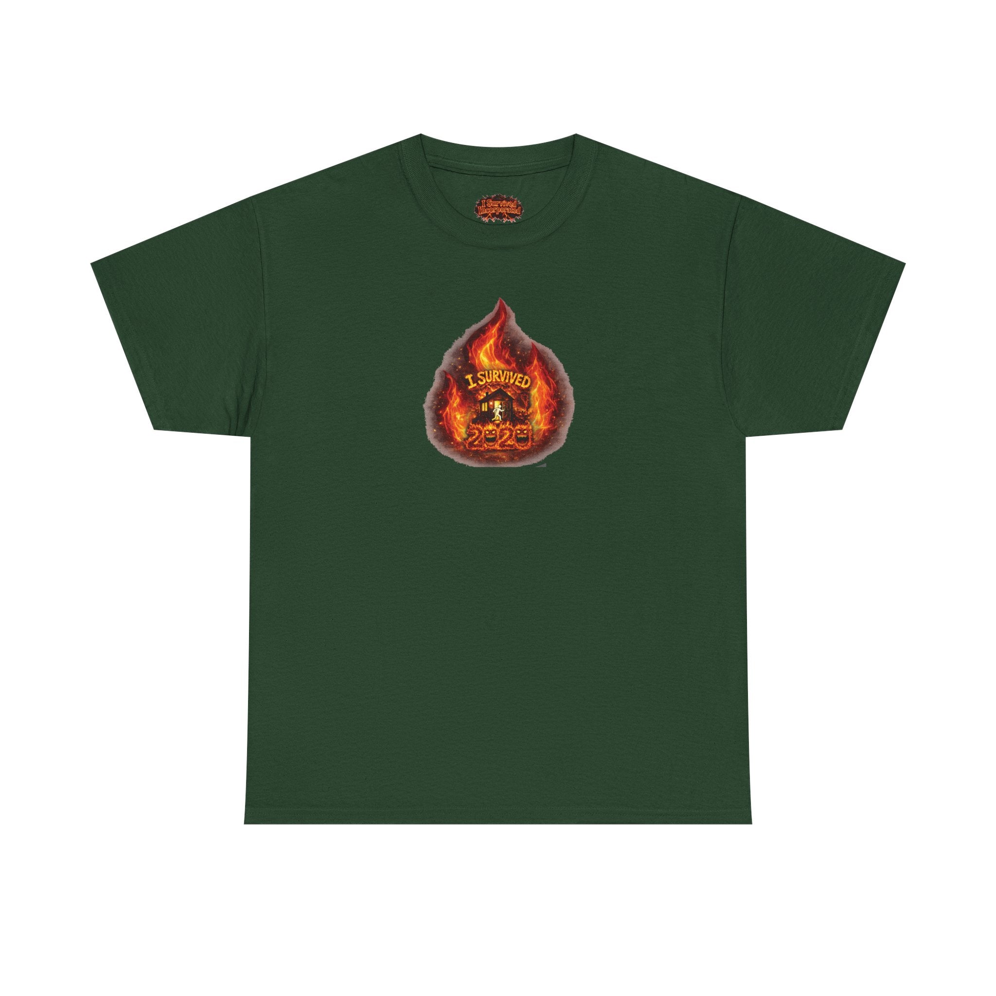 I Survived 2020 — WILDFIRES S2:E3: Director's Cut "The California Wildfires" Memorial Unisex Heavy Cotton Tee