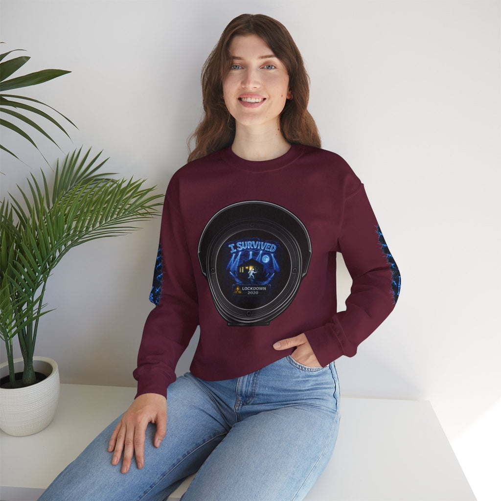 I Survived 2020 — Director's Cut S3:E1 "Quarantine" | Lockdown Edition Documentary Unisex Heavy Blend™ Crewneck Sweatshirt