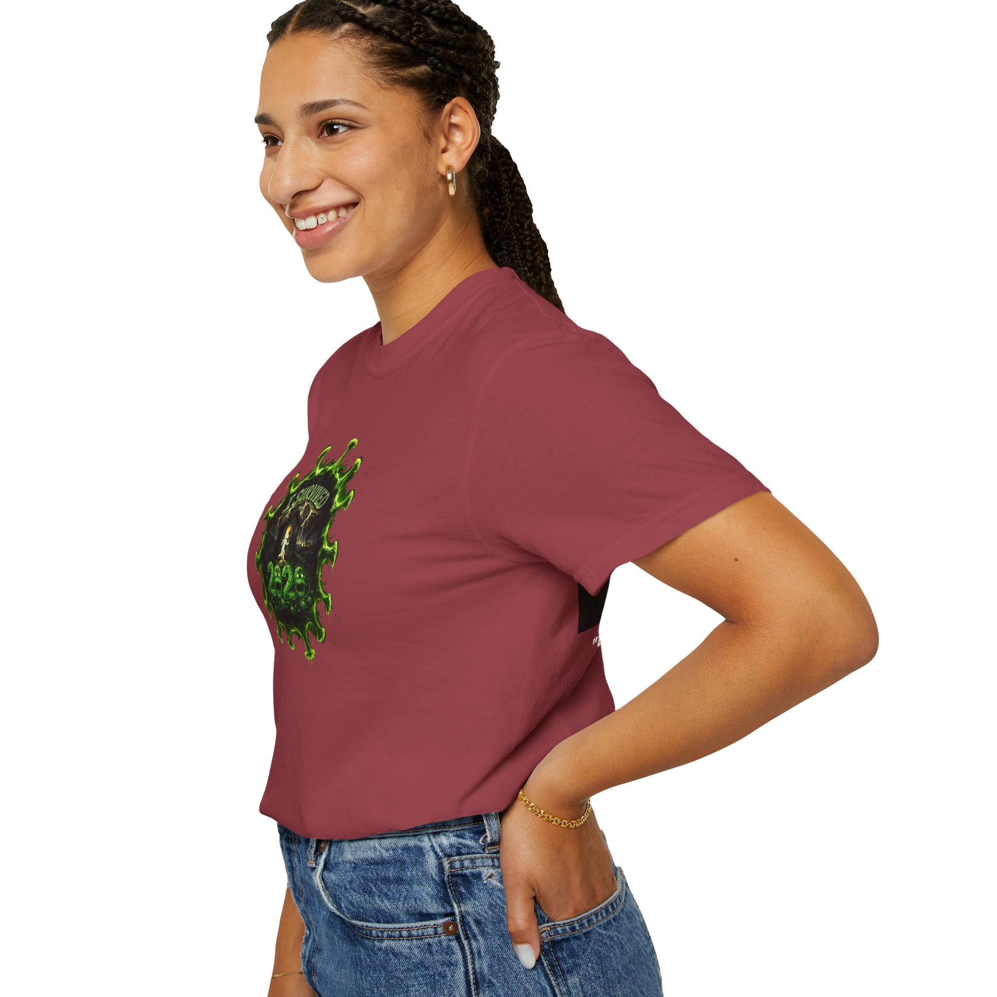 I Survived 2020 — PANDEMIC S1:E3: Director's Cut "The Jab!" Unisex Garment-Dyed T-shirt