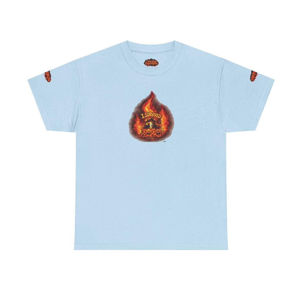 I Survived 2020 — WILDFIRES S2:E2: Director's Cut Special Edition "The Bobcat Fire" Memorial Unisex Heavy Cotton Tee