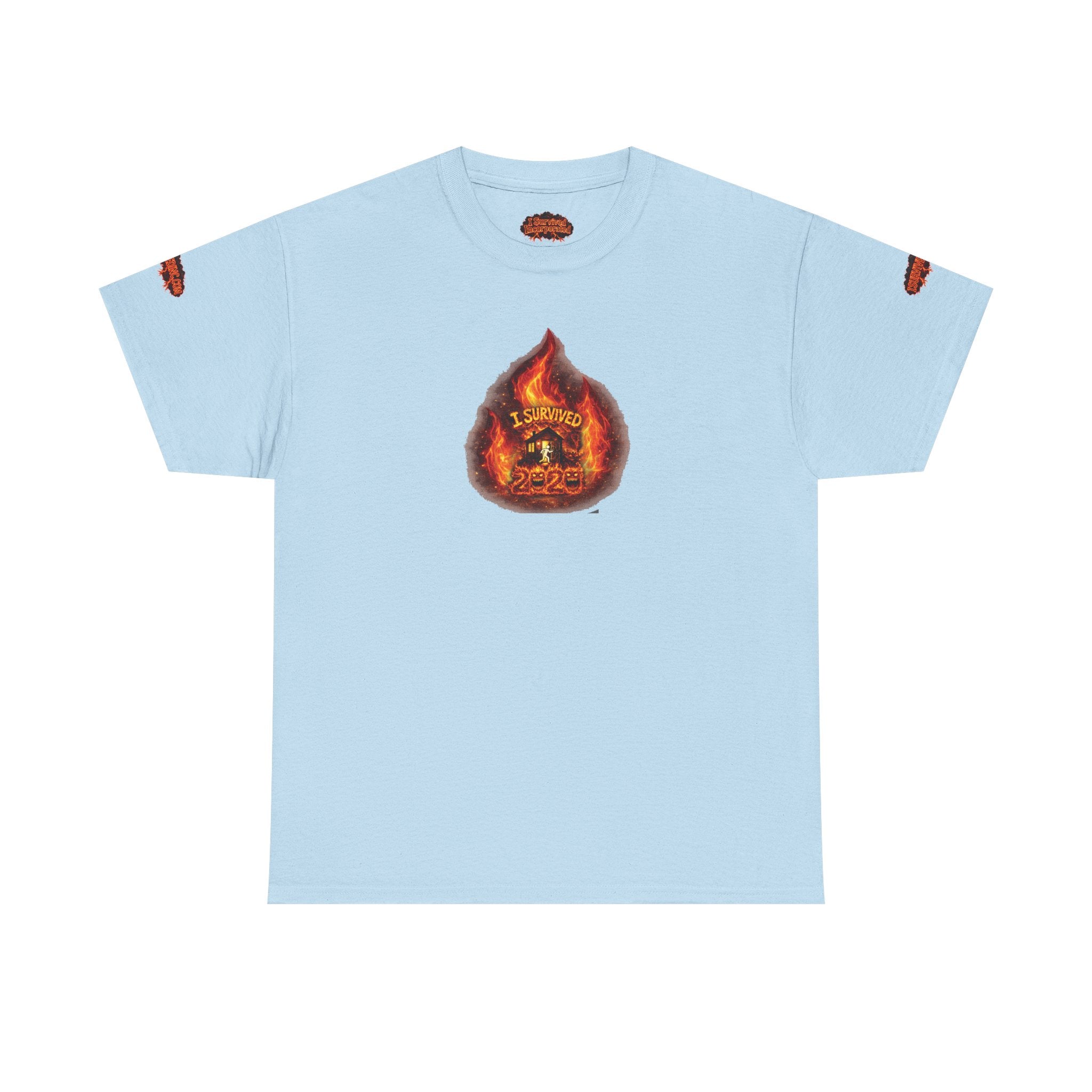 I Survived 2020 — WILDFIRES S2:E2: Director's Cut Special Edition "The Bobcat Fire" Memorial Unisex Heavy Cotton Tee