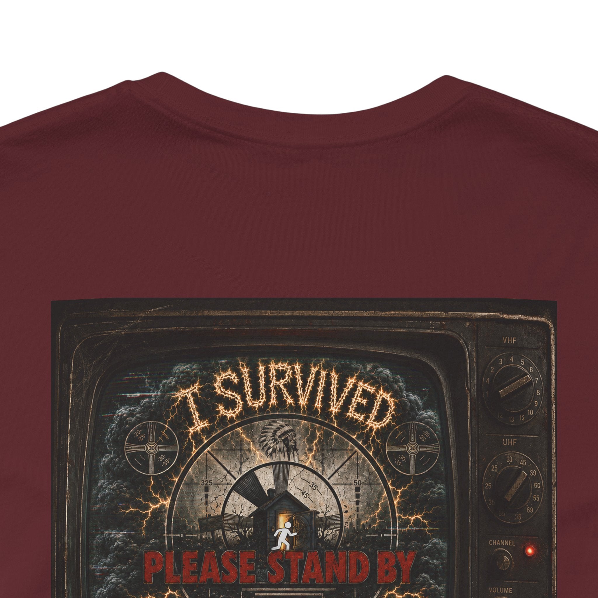 I Survived 2020 — "Please Stand By" Test Pattern Tee Summer Premier Unisex Jersey Short Sleeve Tee