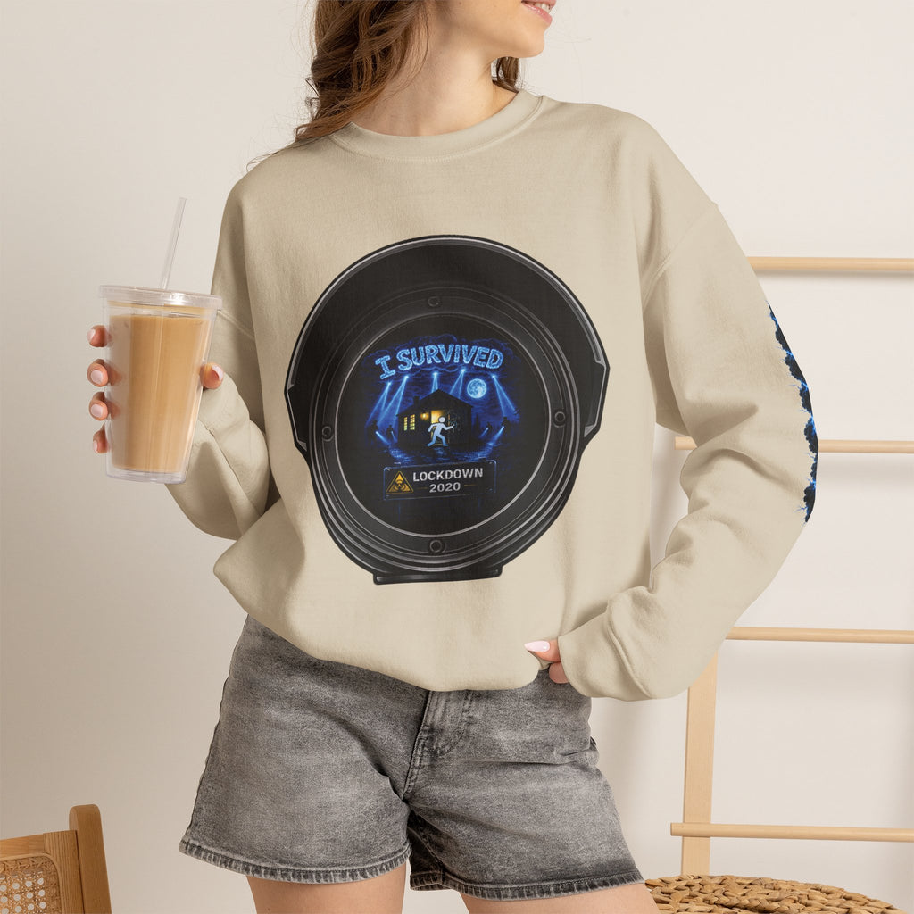 I Survived 2020 — Director's Cut S3:E1 "Quarantine" | Lockdown Edition Documentary Unisex Heavy Blend™ Crewneck Sweatshirt
