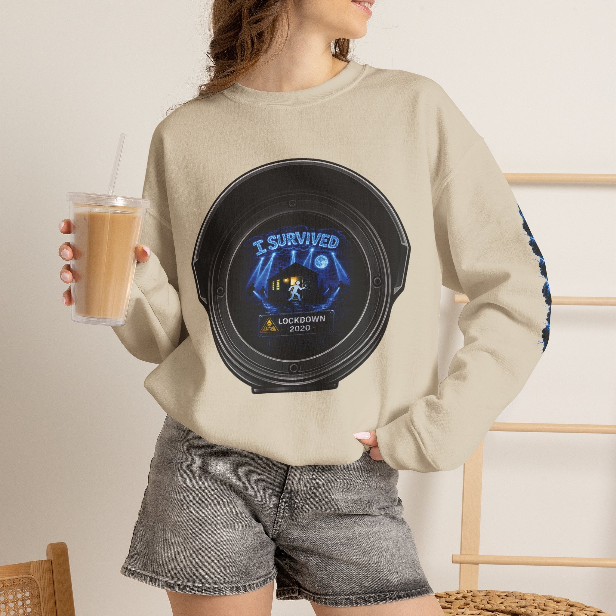 I Survived 2020 — Director's Cut S3:E1 "Quarantine" | Lockdown Edition Documentary Unisex Heavy Blend™ Crewneck Sweatshirt
