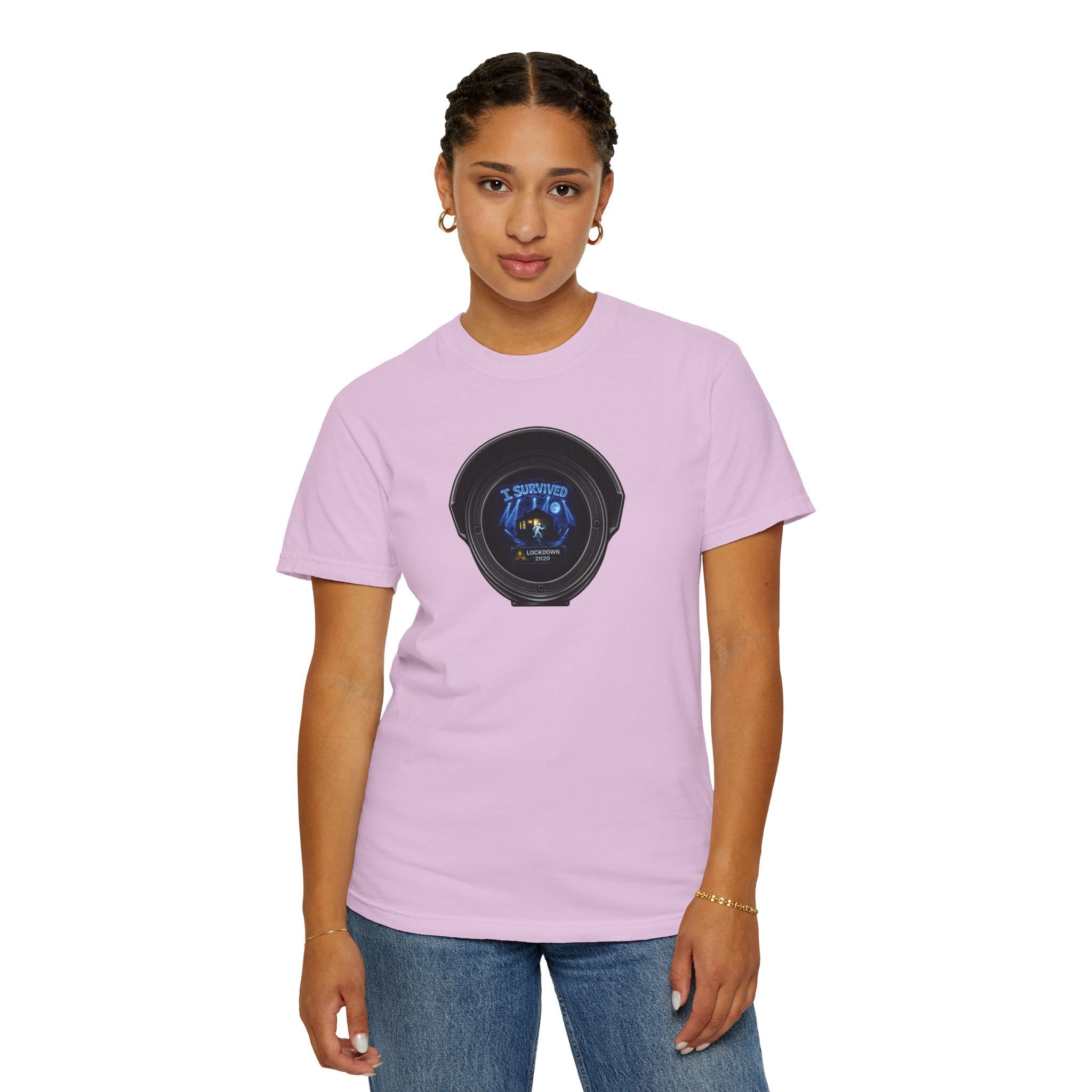 I Survived 2020 —  LOCKDOWN S3:E3: Director's Cut "Remote Schooling" Unisex Garment-Dyed T-shirt