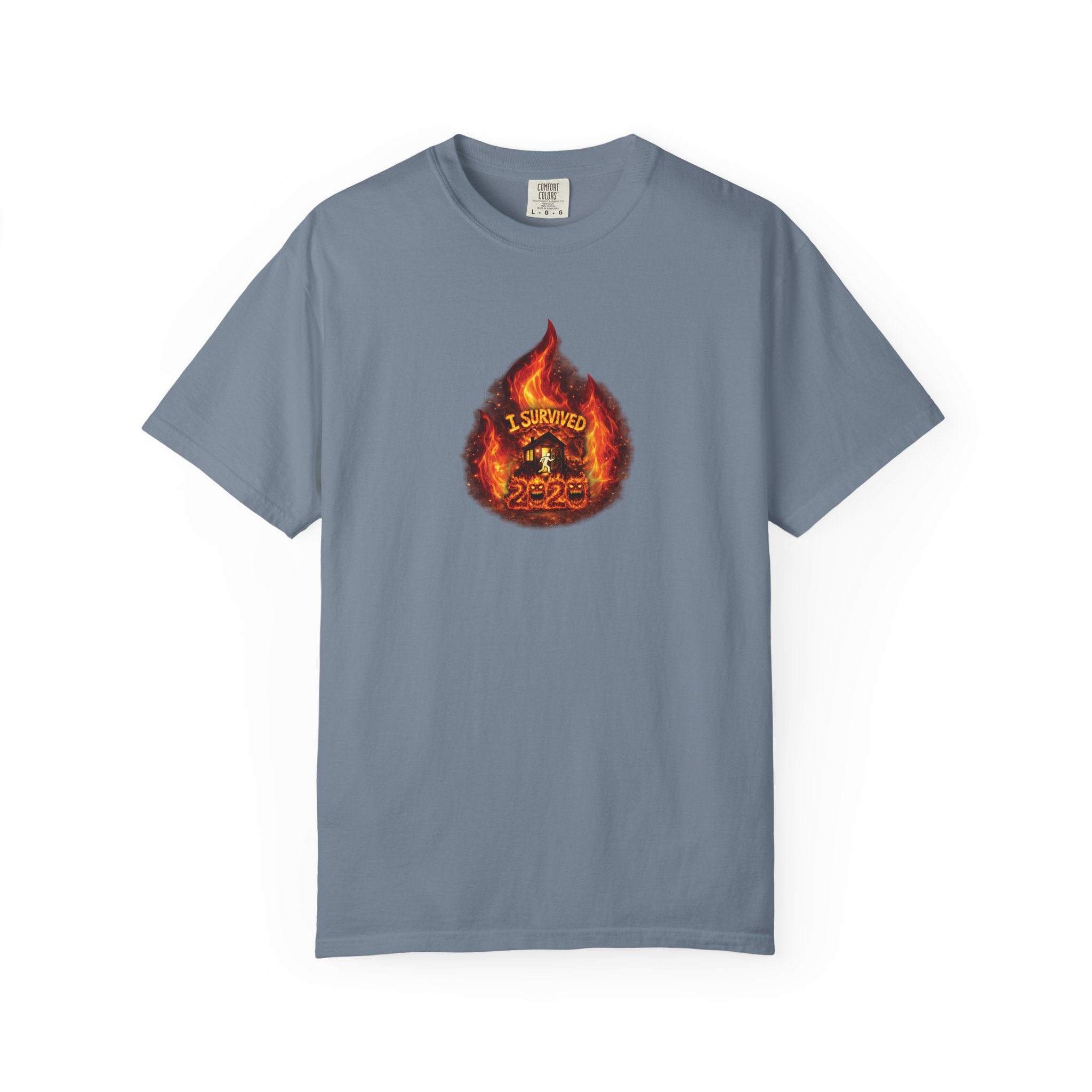 I Survived 2020 — WILDFIRES S2:E3: Director's Cut "The California Wildfires" Memorial Unisex Garment-Dyed T-shirt